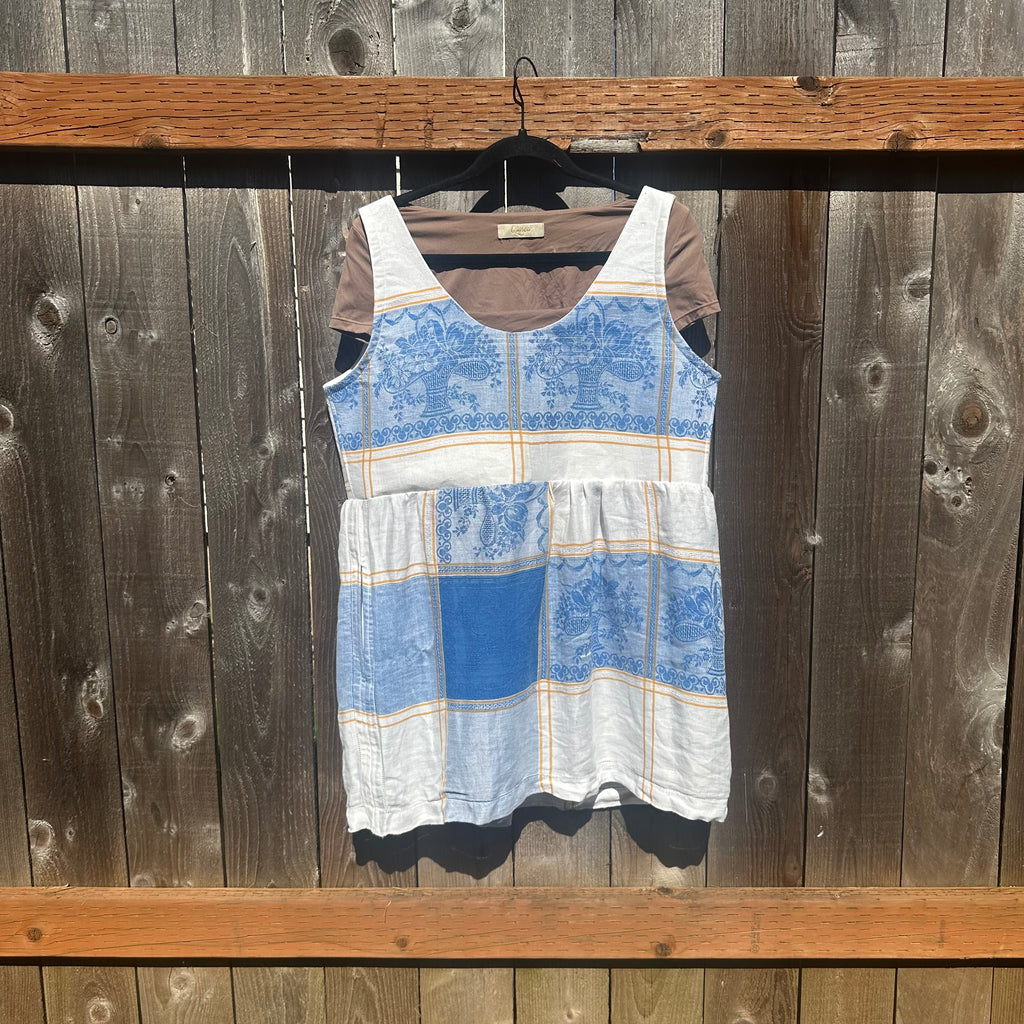 KSS Babydoll Smock Dress - Vintage Linen