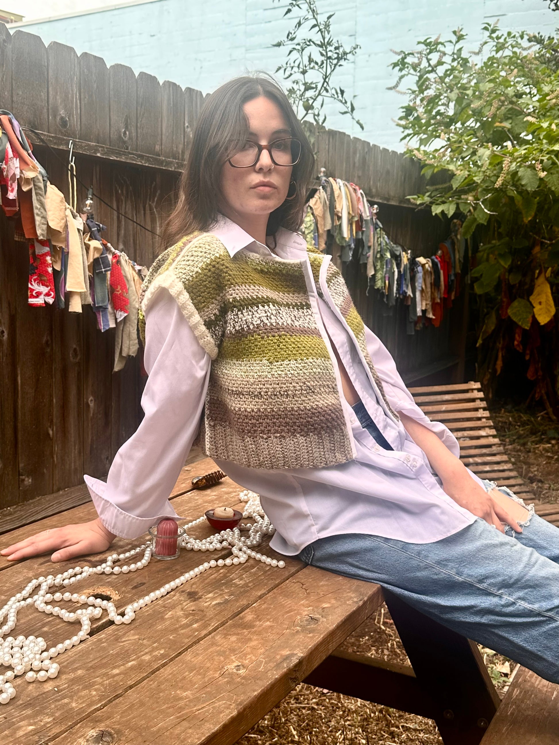Scrappy Vests - Single Crochet