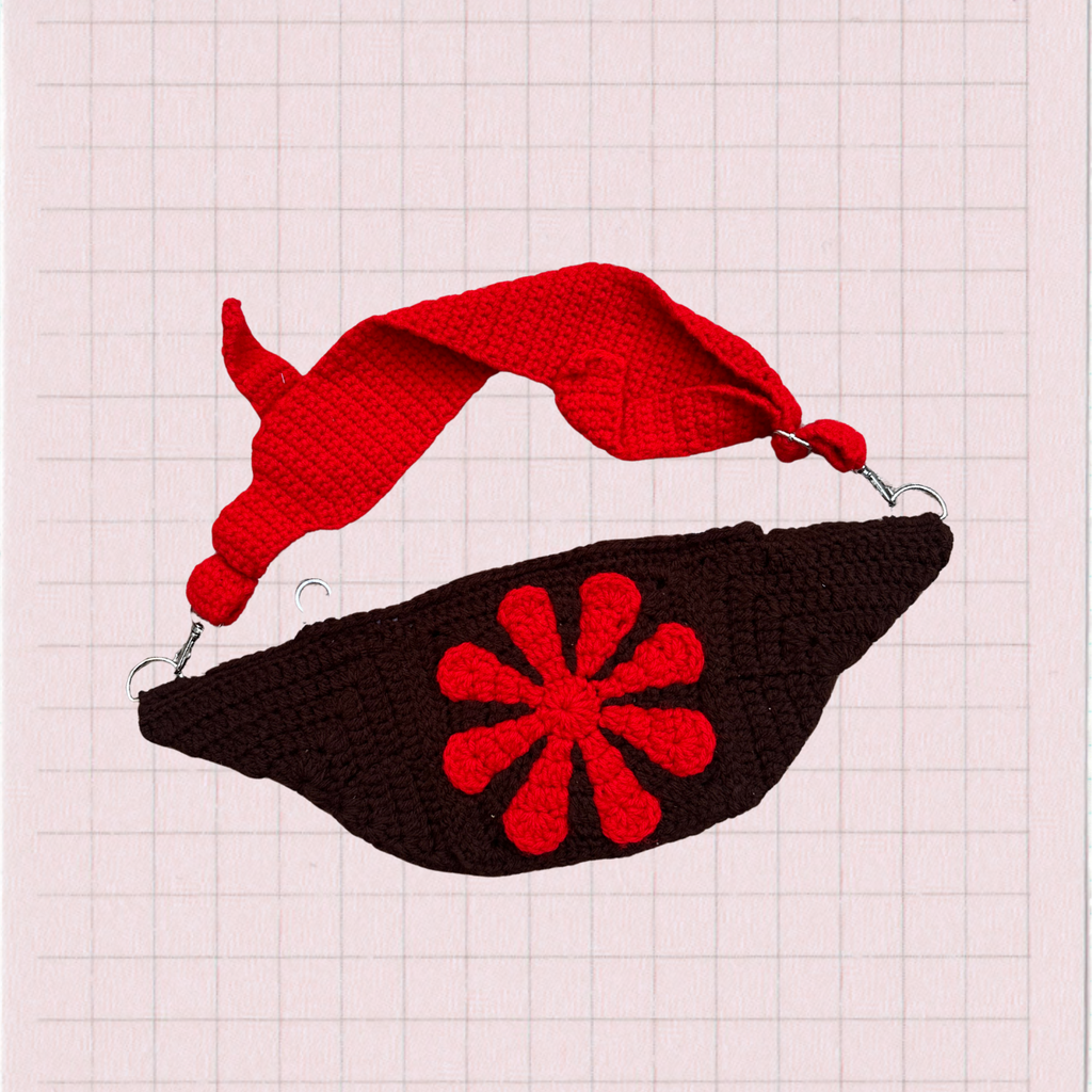 Ramona Crossbody Bag - Chocolate/Paprika