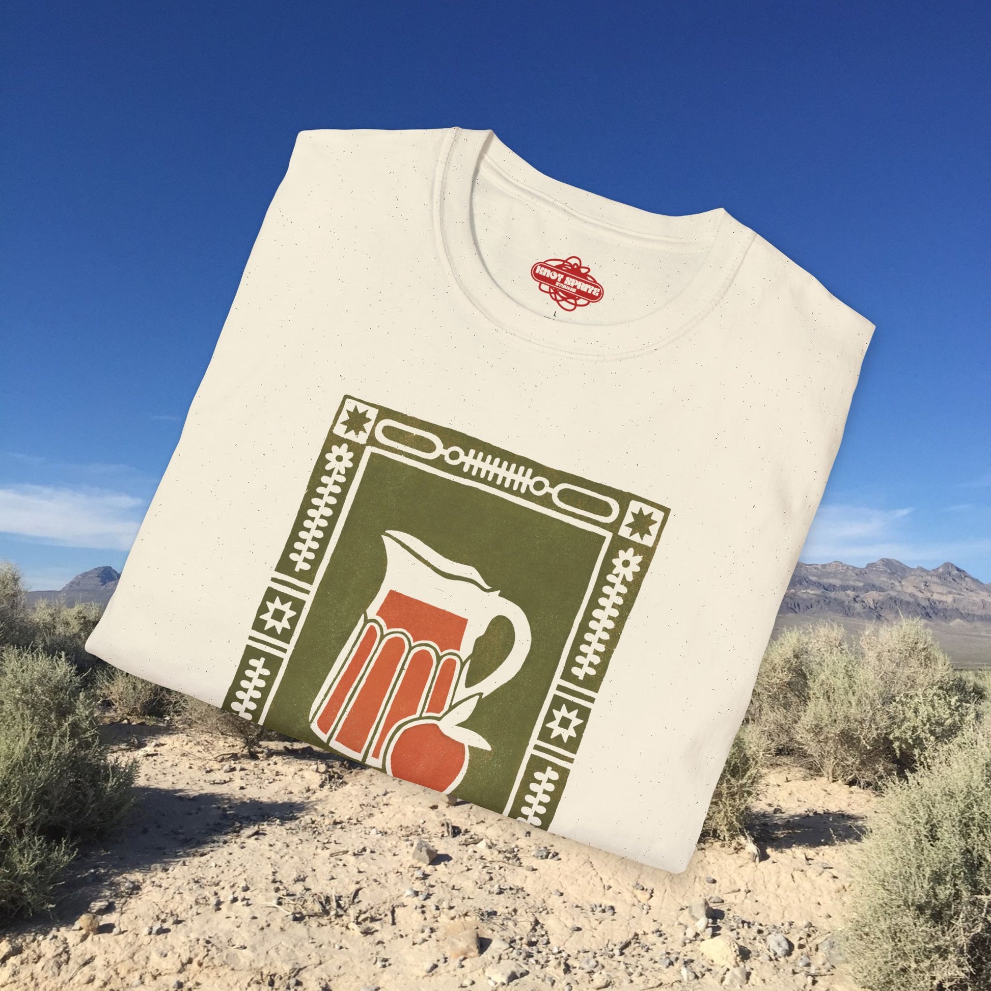 Unisex Softstyle Tee - Pitcher Block Print