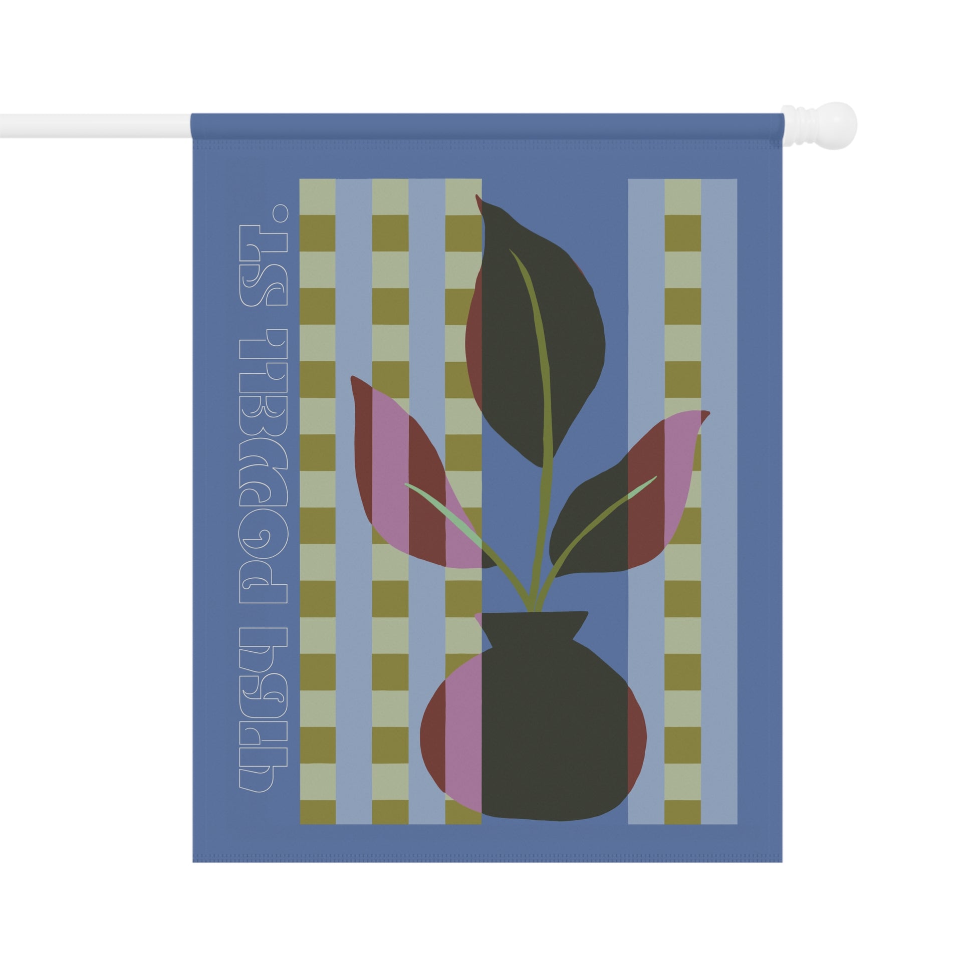 Plant Quilt Garden Banner - Personalized
