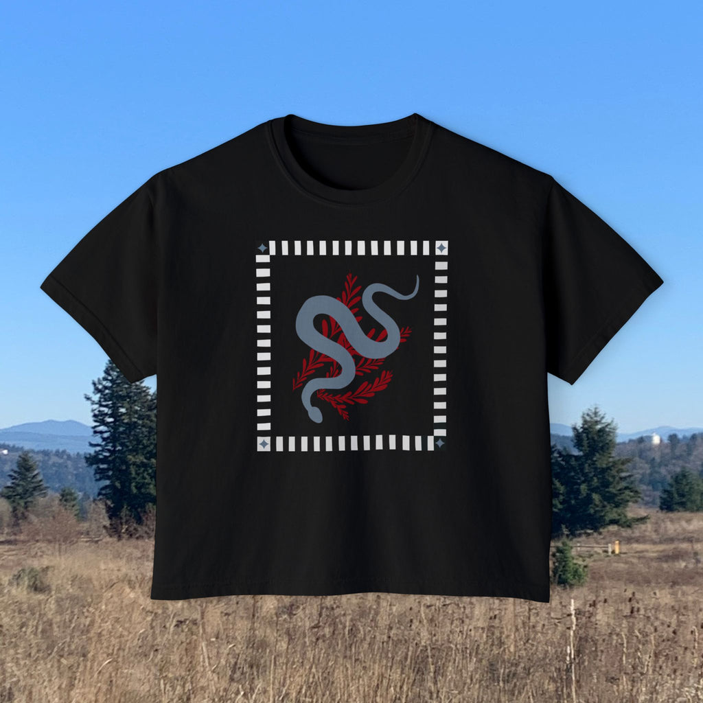 Snake Quilt Yoga Tee
