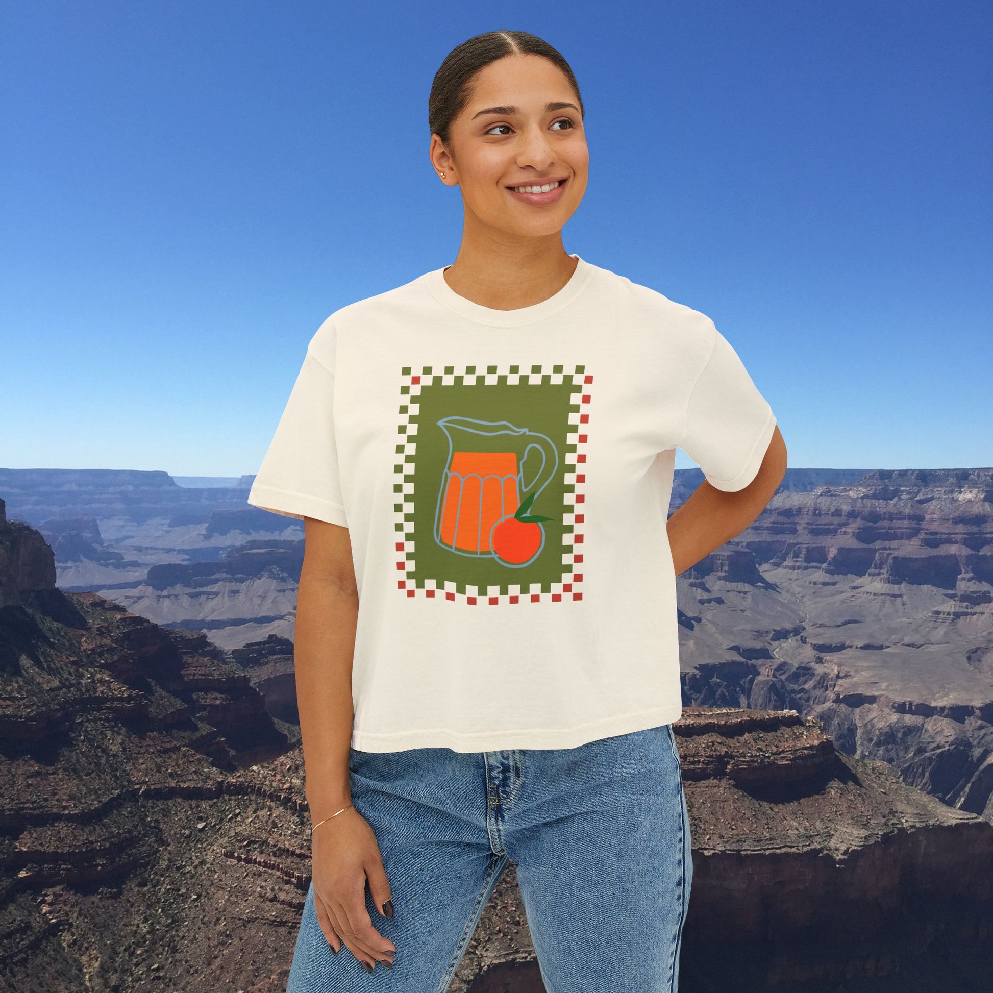 OJ Print Yoga Tee