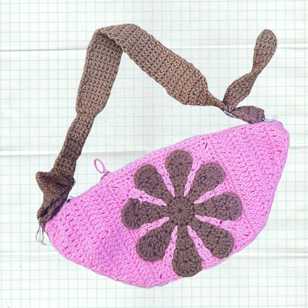 Ramona Crossbody Bag - Bubblegum/Chocolate