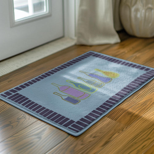 Blue Bottle Area Rug