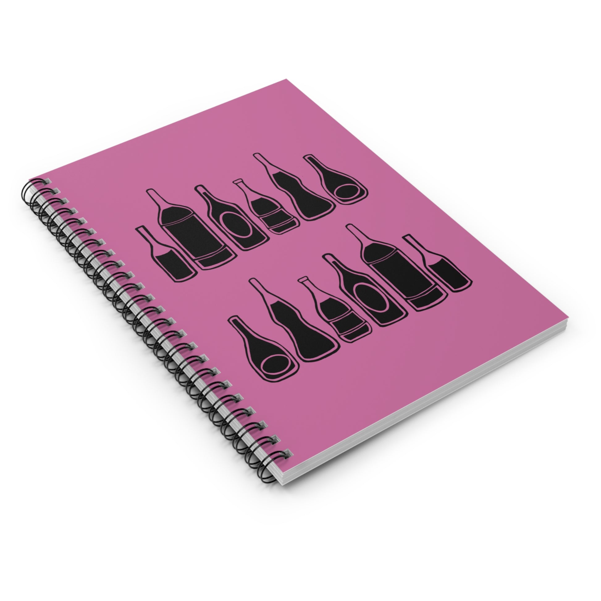 Custom Black Bottle Notebook