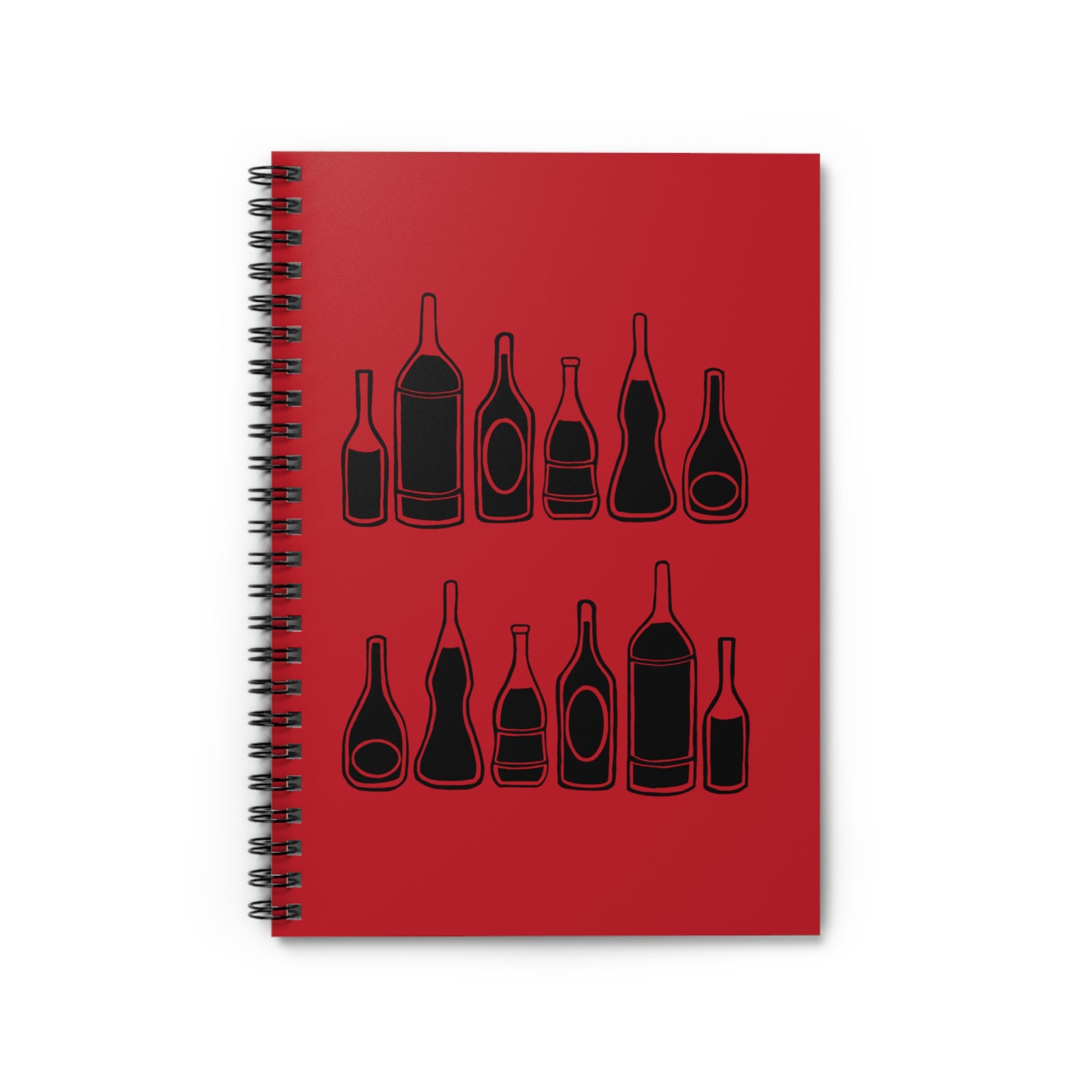 Custom Black Bottle Notebook