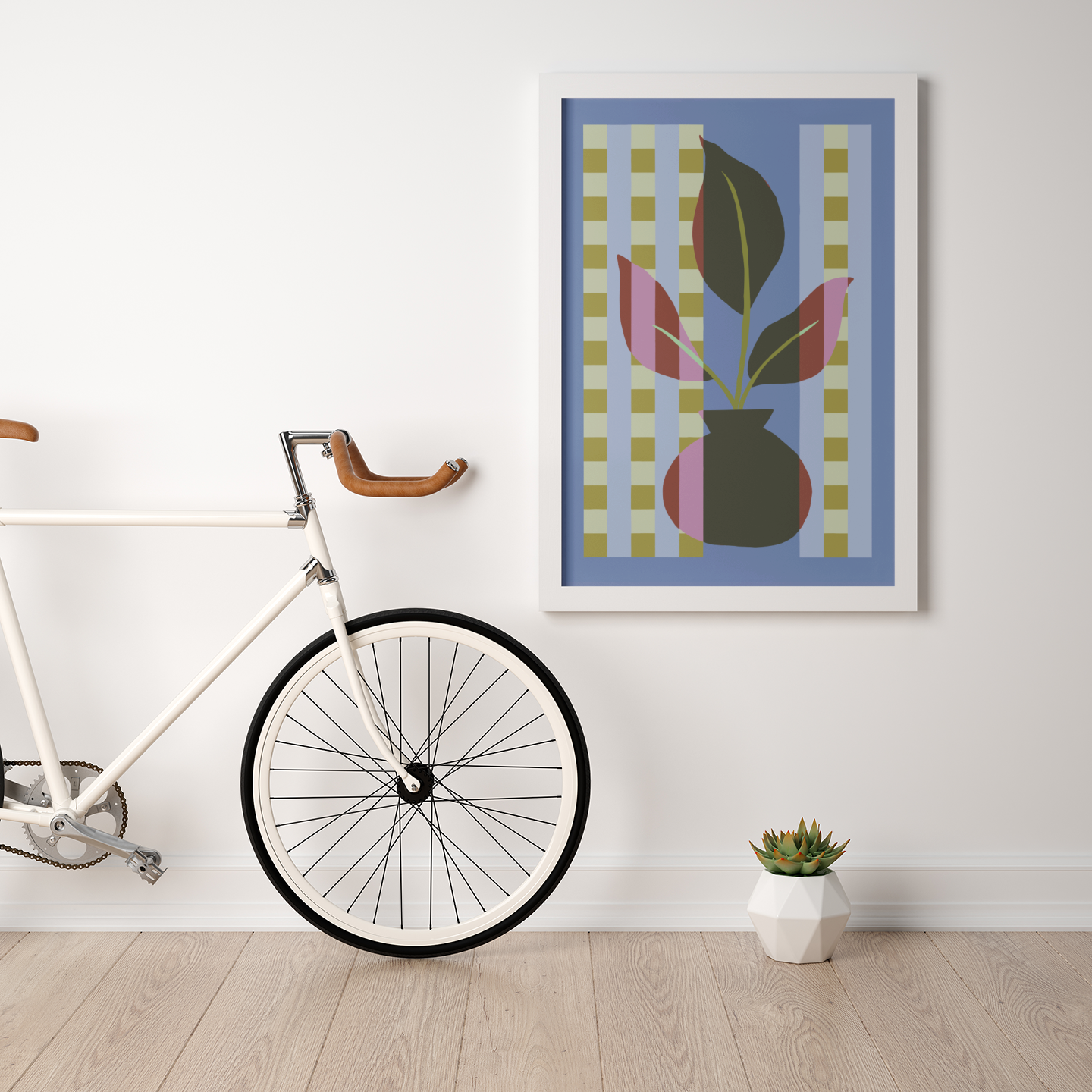 Plant Quilt Print