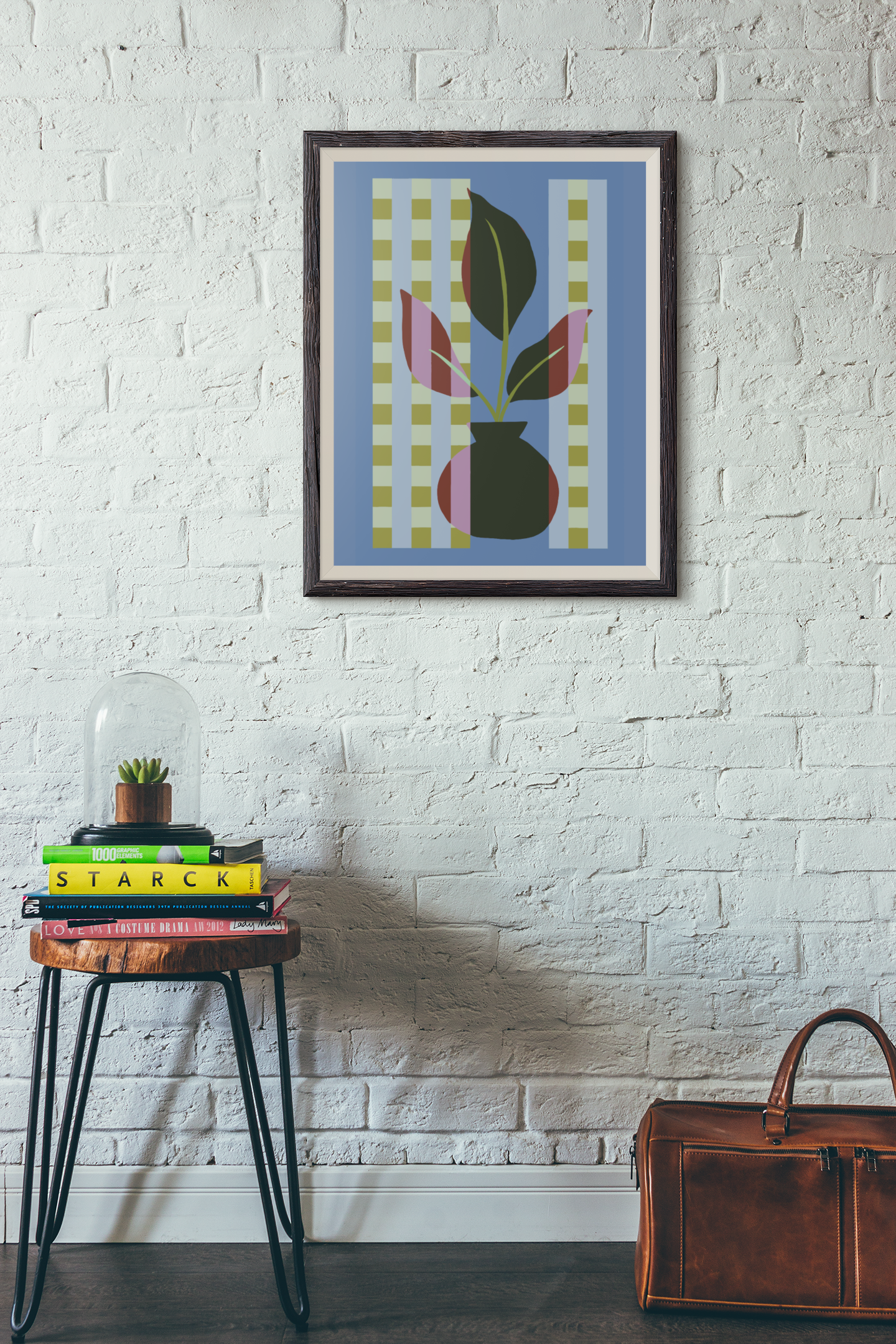 Plant Quilt Print