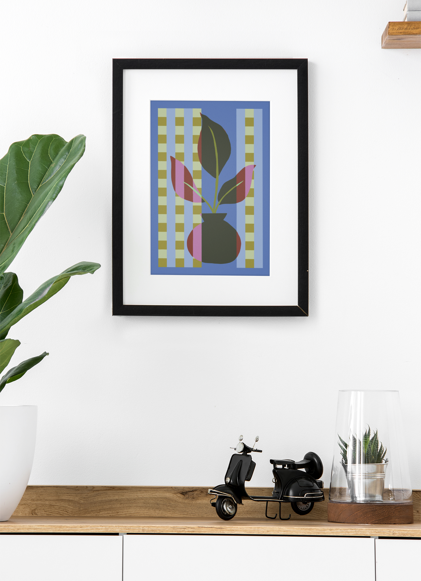 Plant Quilt Print