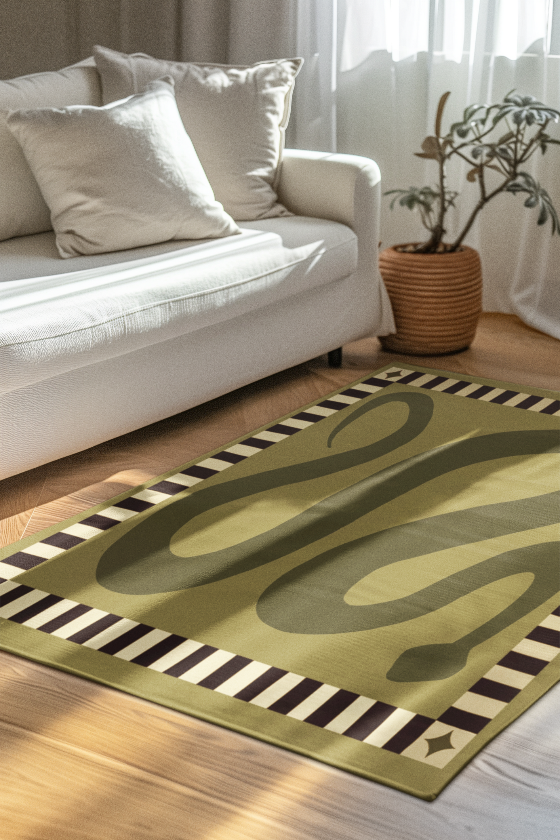 Snake Quilt Indoor/Outdoor  Rug