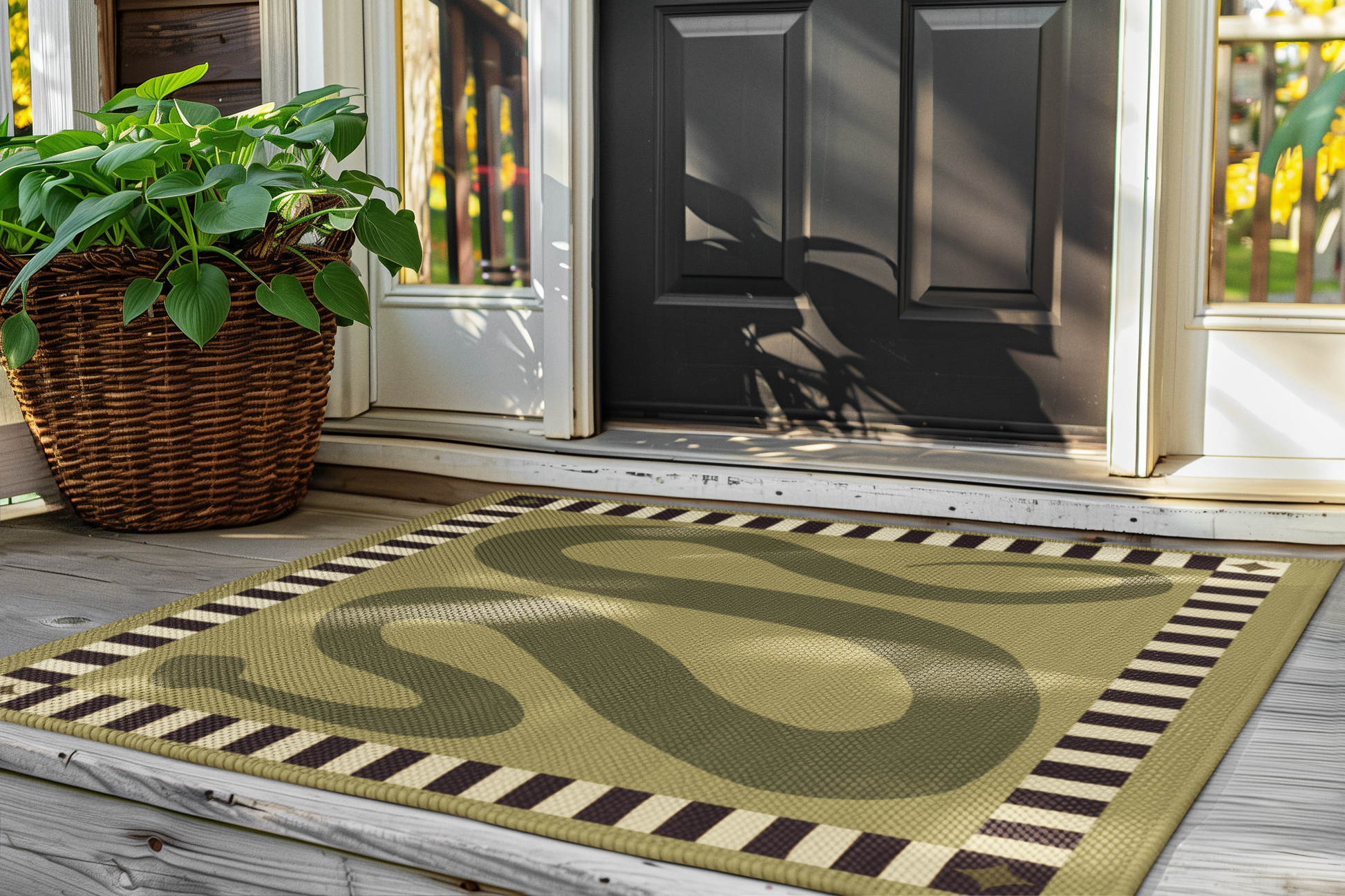 Snake Quilt Indoor/Outdoor  Rug