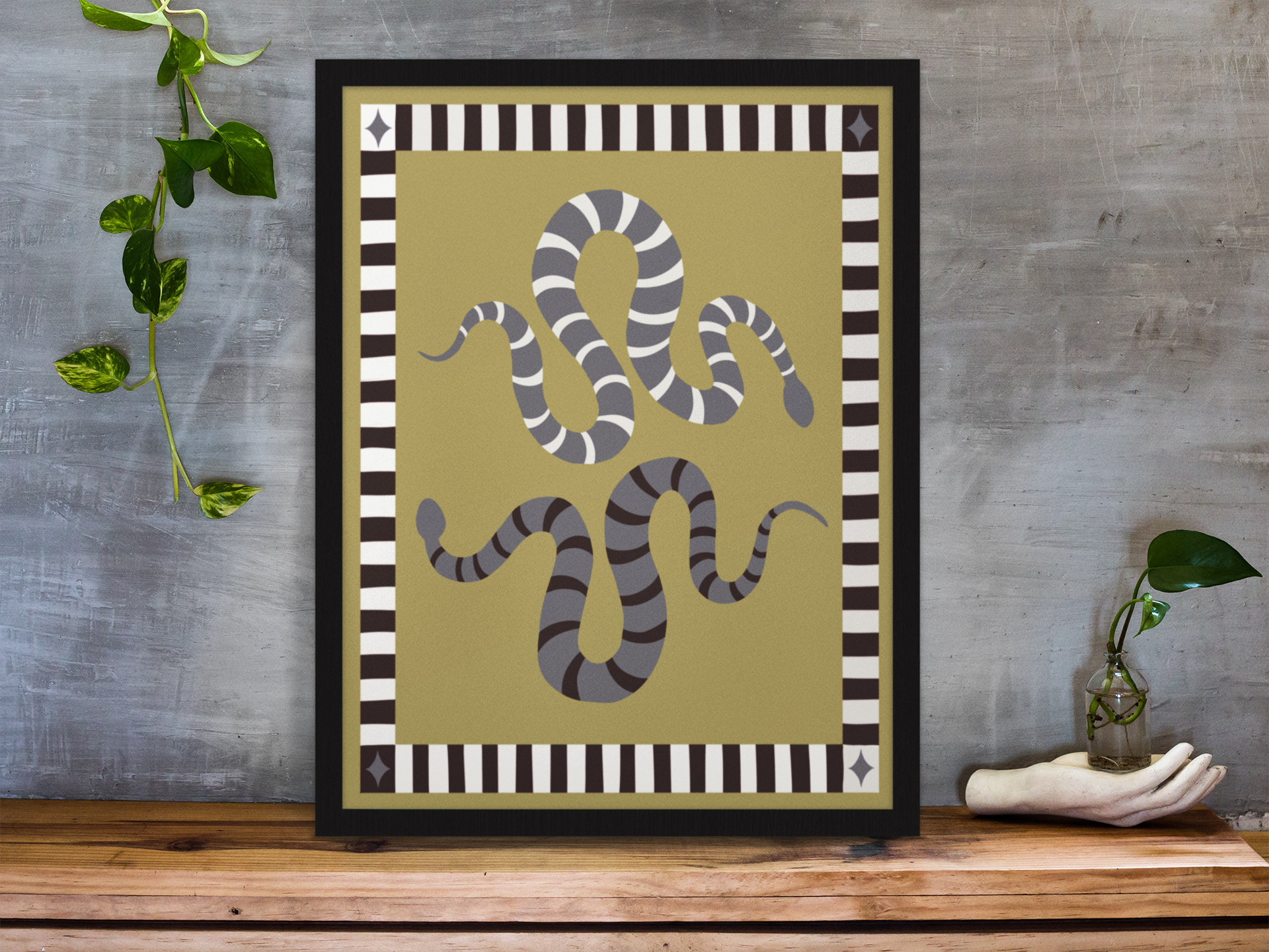 Sister Snake Print