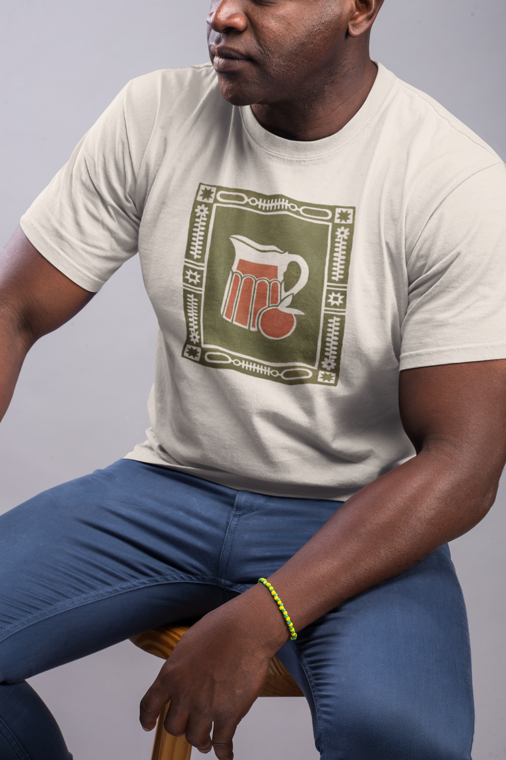 Unisex Softstyle Tee - Pitcher Block Print