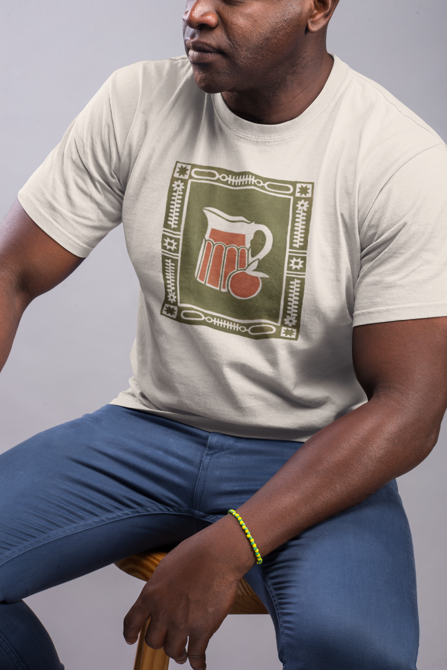 Unisex Softstyle Tee - Pitcher Block Print