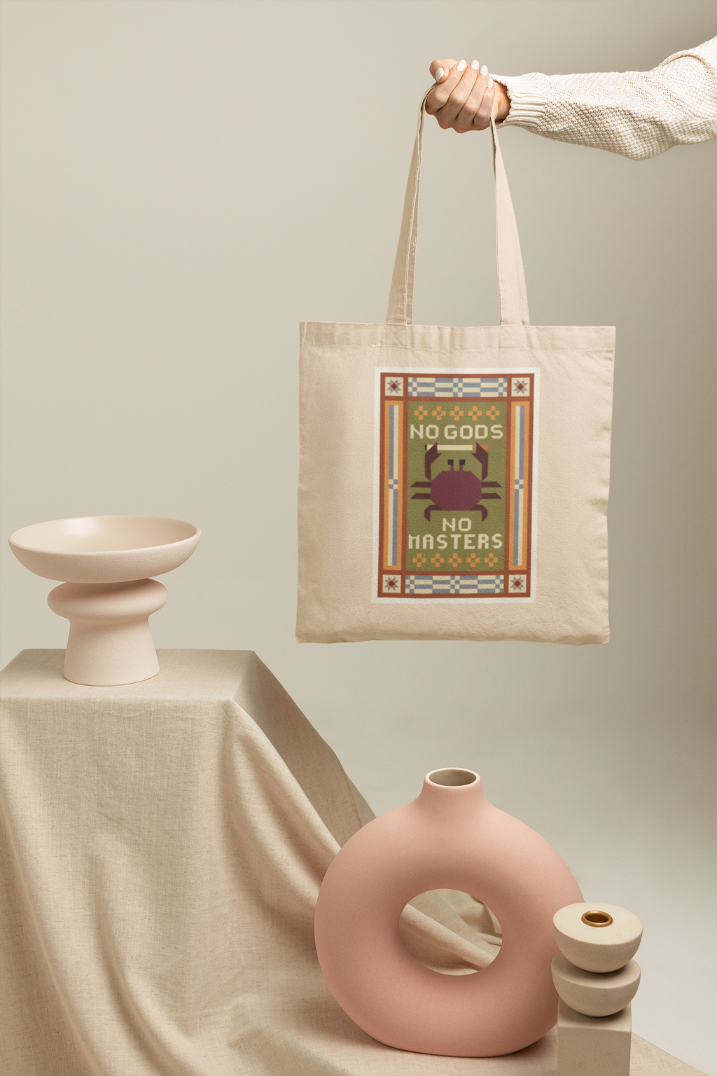 No Gods No Masters Canvas Tote