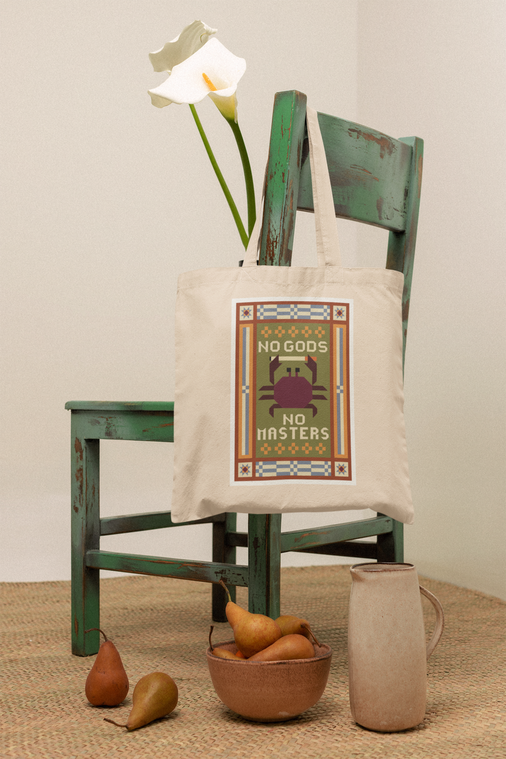 No Gods No Masters Canvas Tote