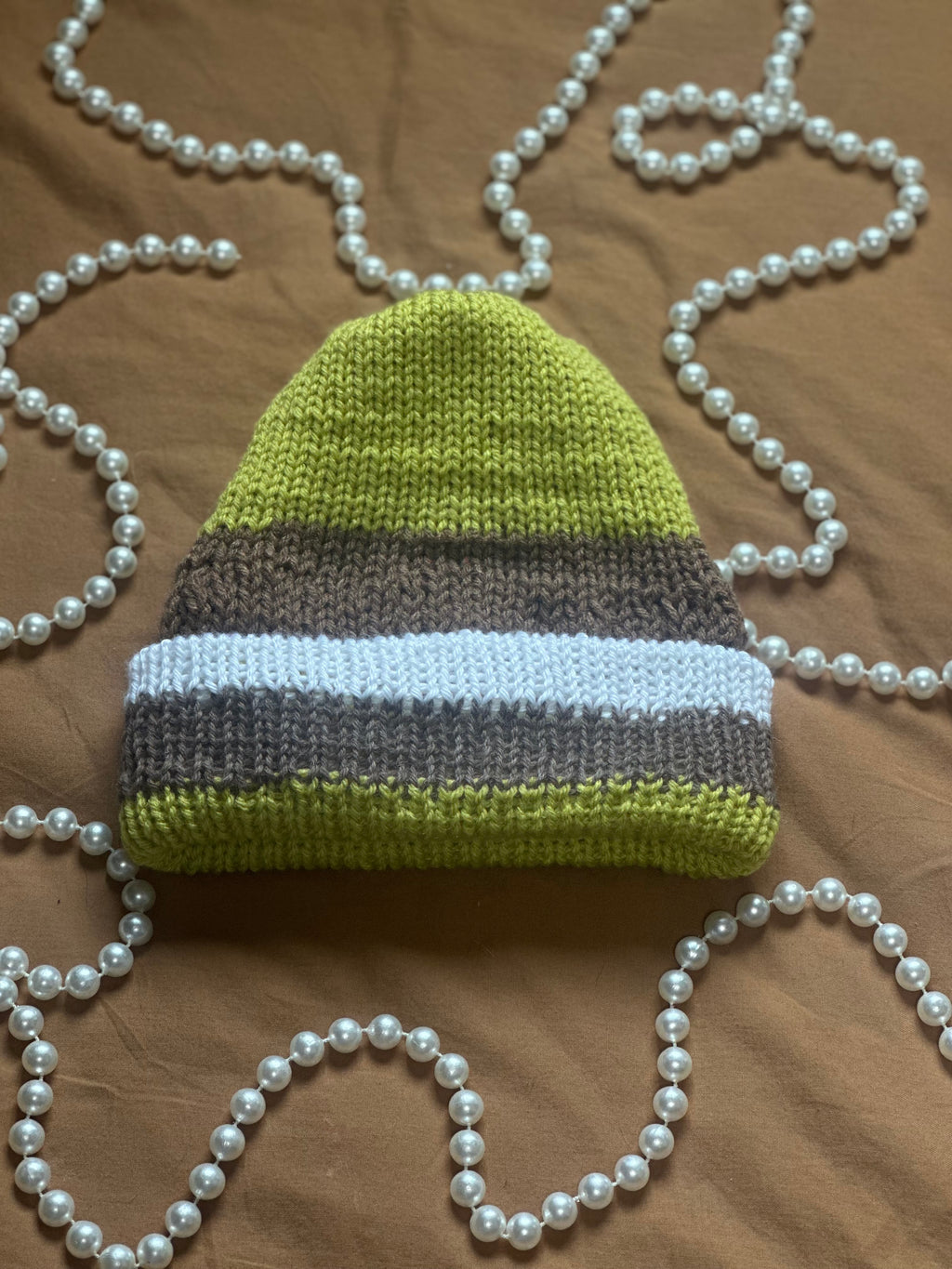KSS Striped Knit Beanie
