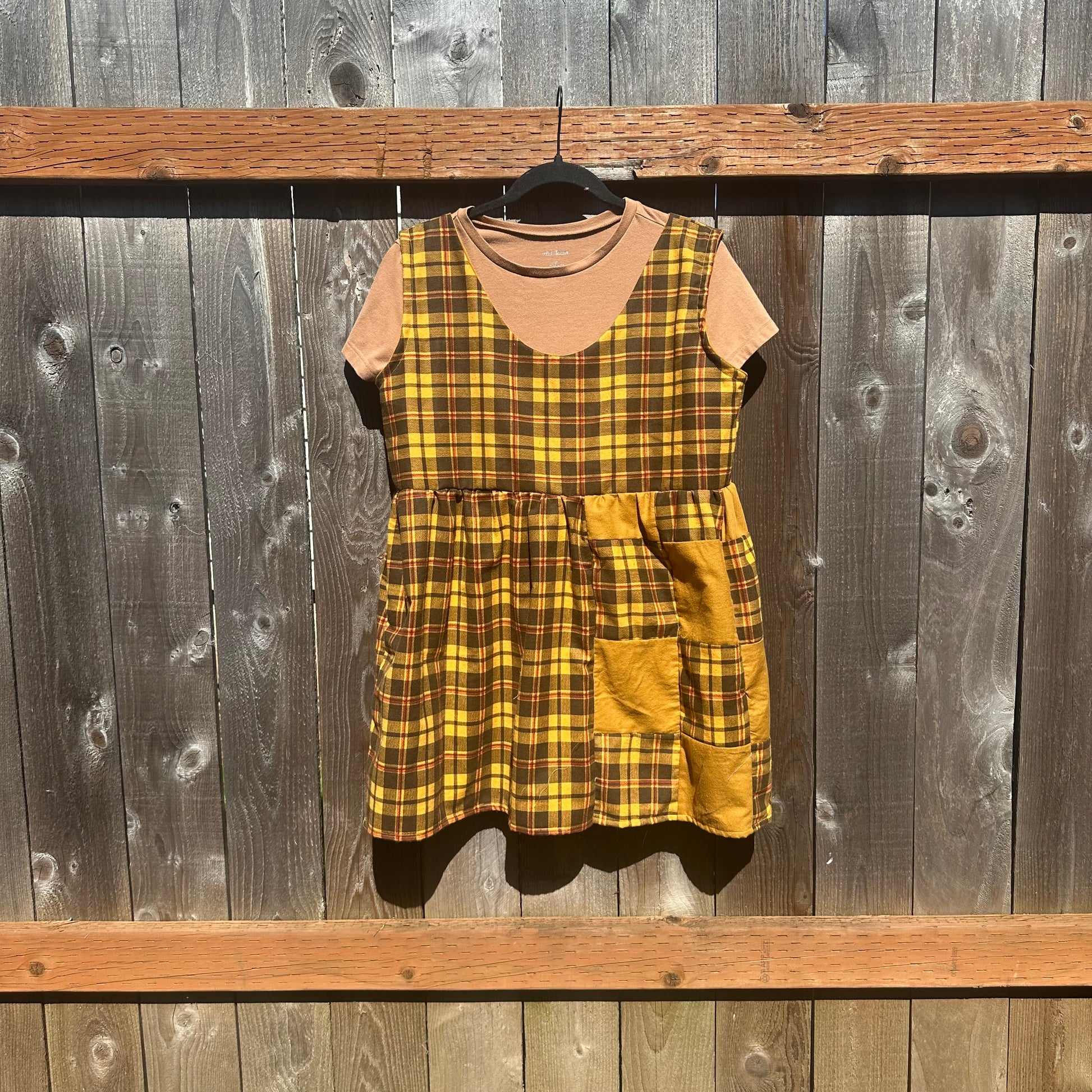 KSS Babydoll Smock Dress - Clueless Plaid