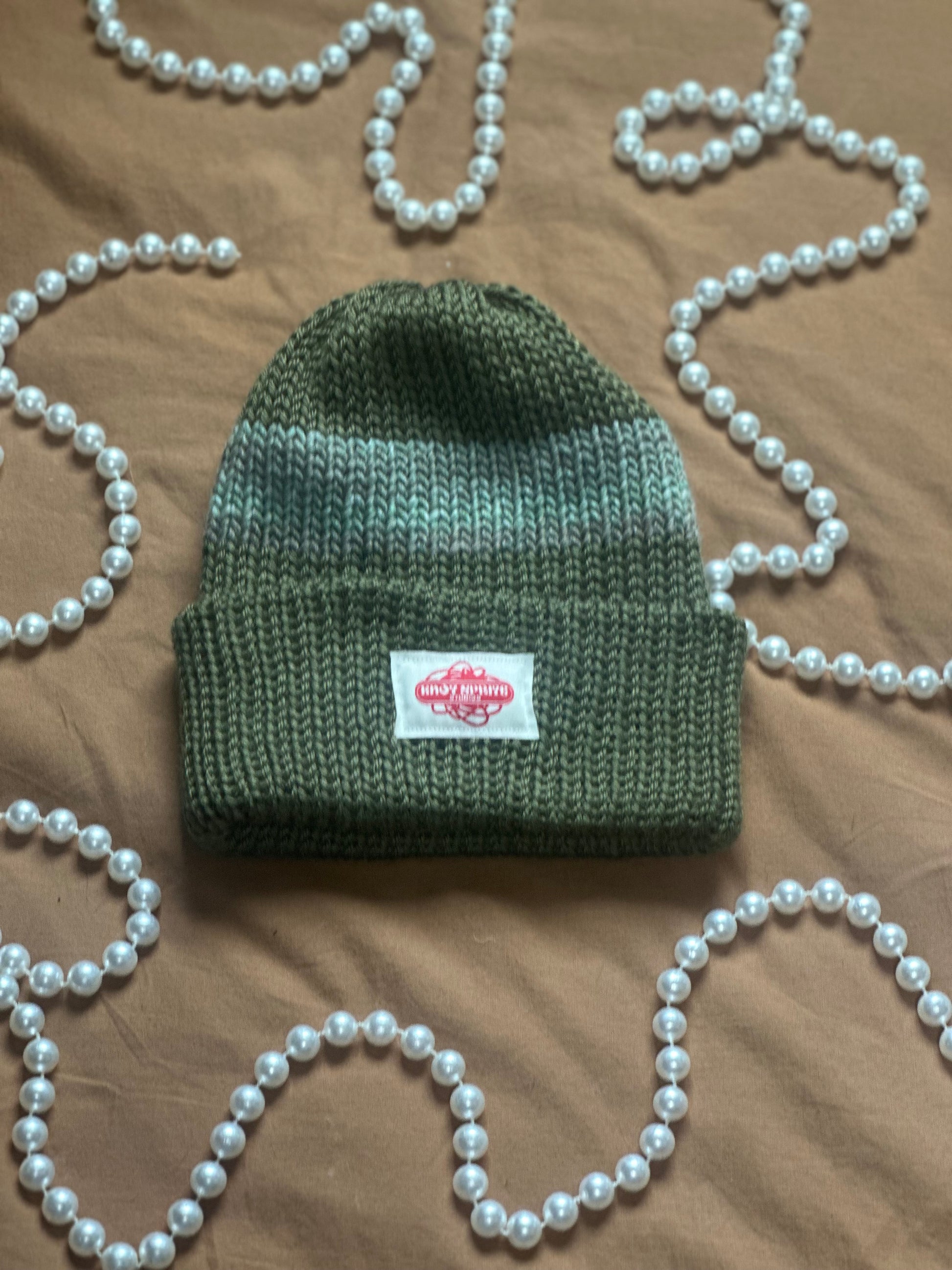 KSS Striped Knit Beanie