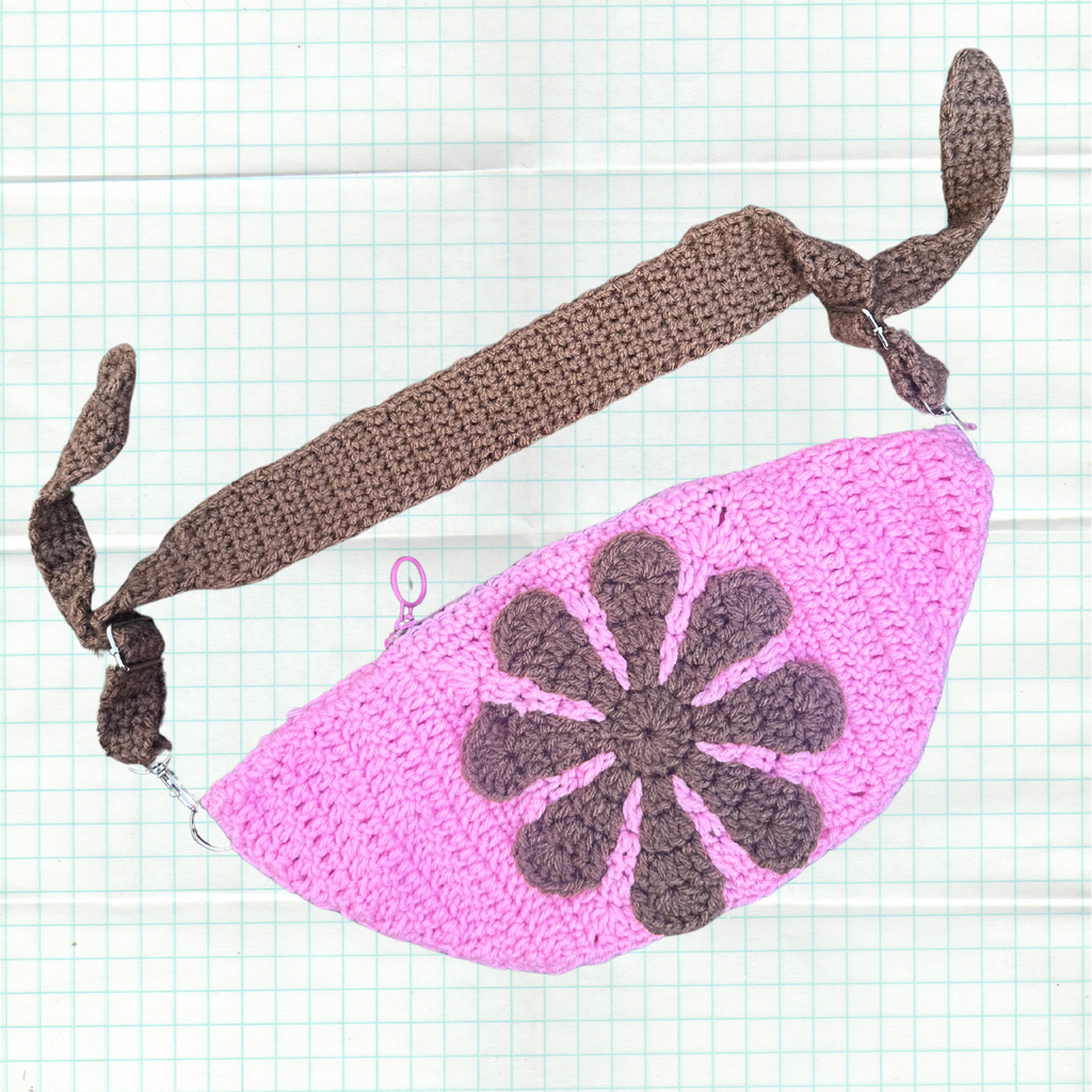 Ramona Crossbody Bag - Bubblegum/Chocolate
