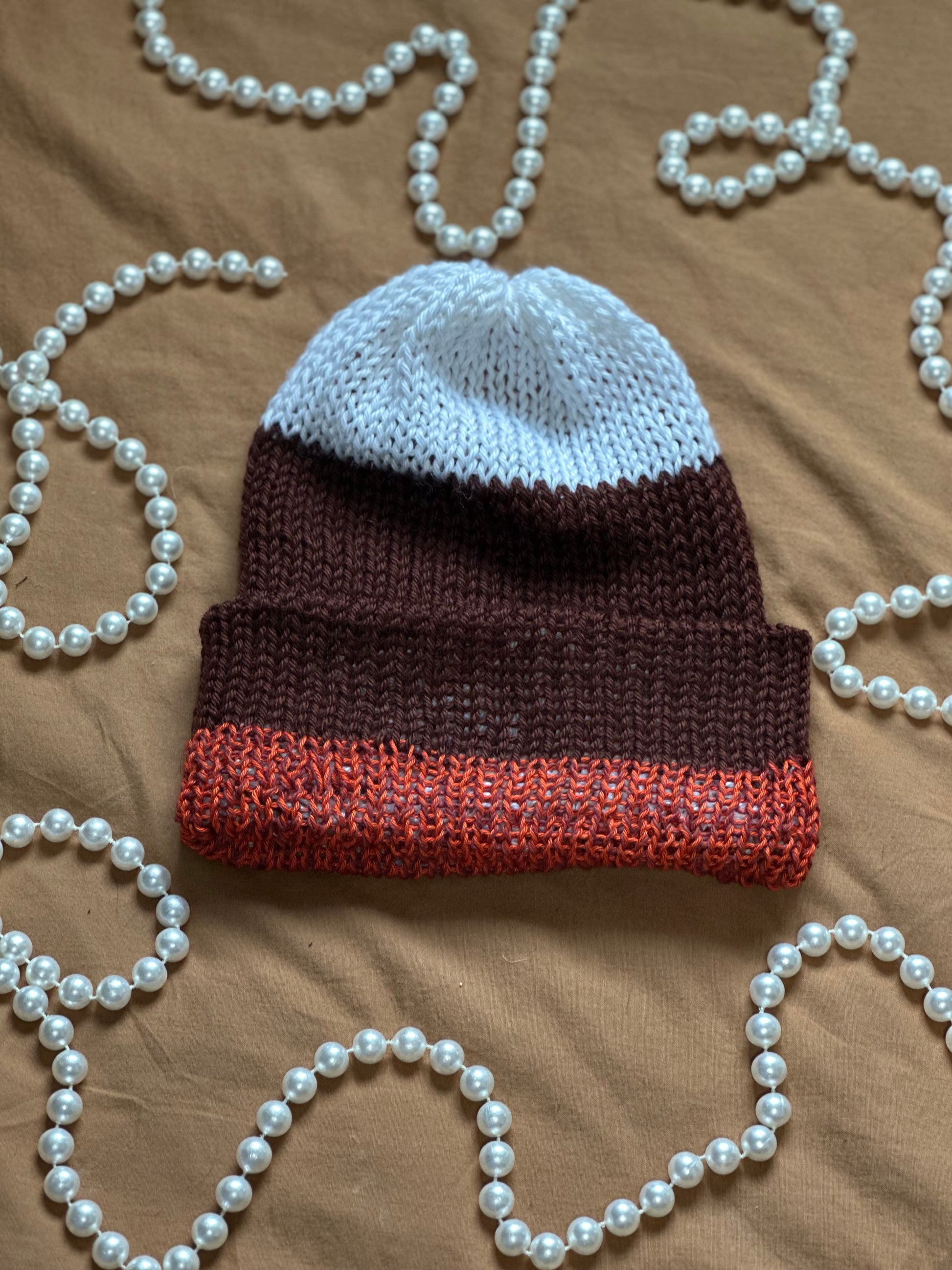 KSS Striped Knit Beanie
