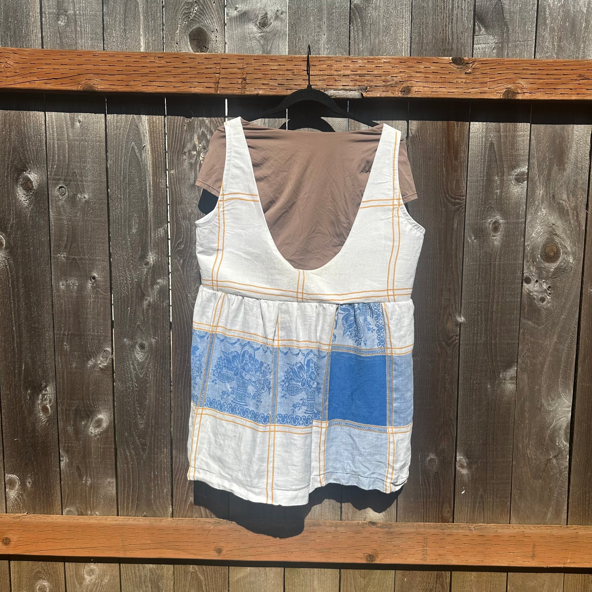 KSS Babydoll Smock Dress - Vintage Linen