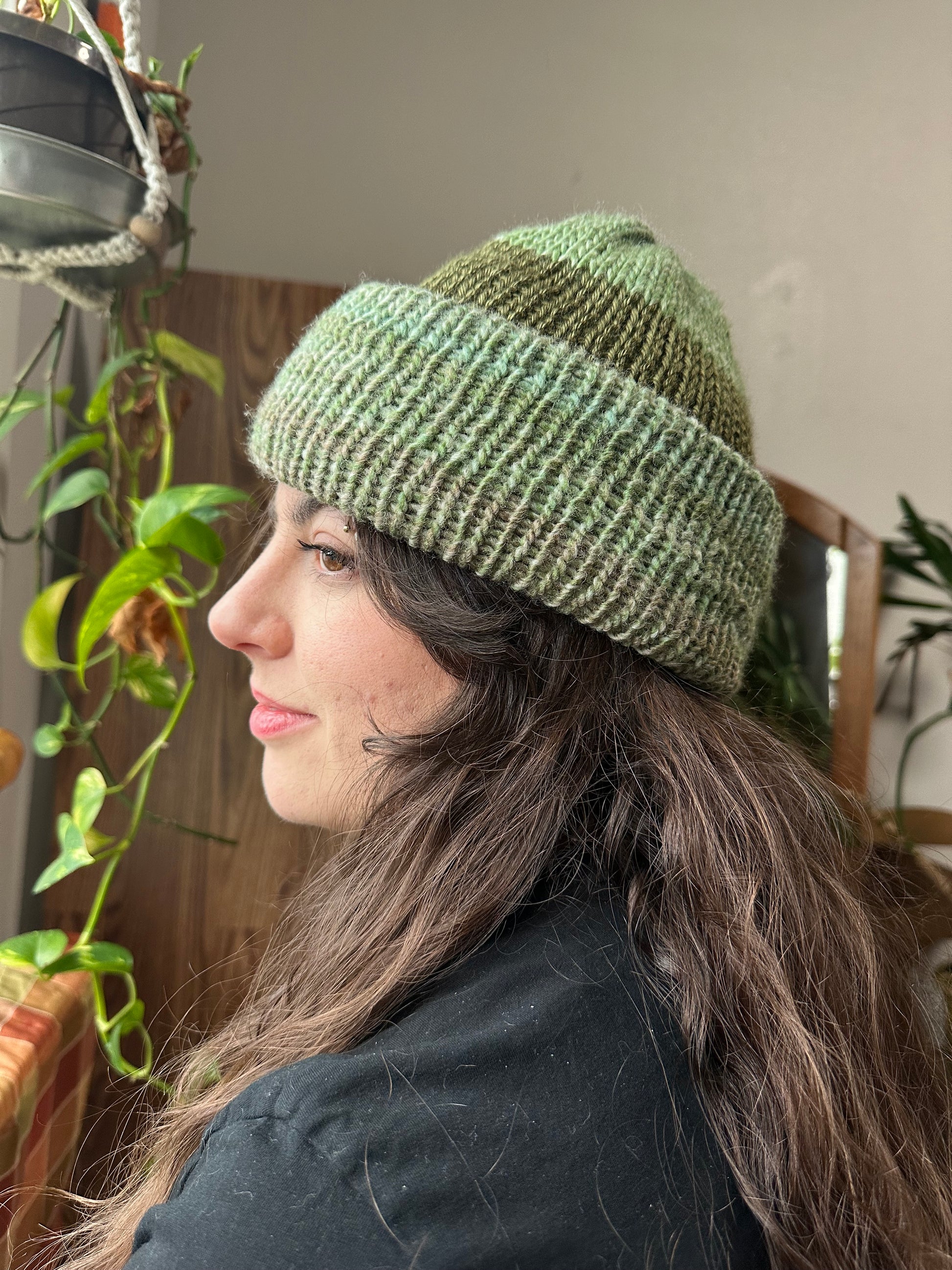 KSS Striped Knit Beanie