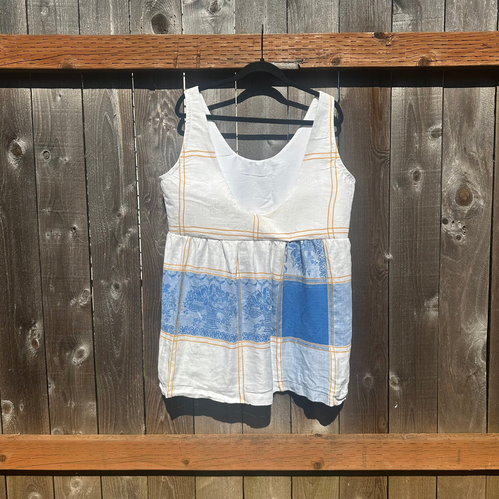 KSS Babydoll Smock Dress - Vintage Linen
