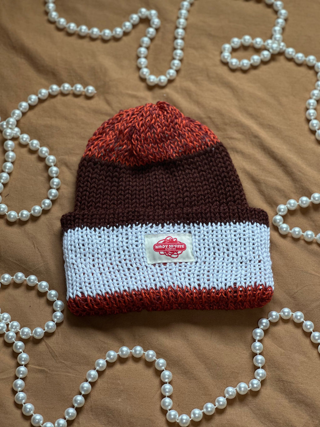KSS Striped Knit Beanie