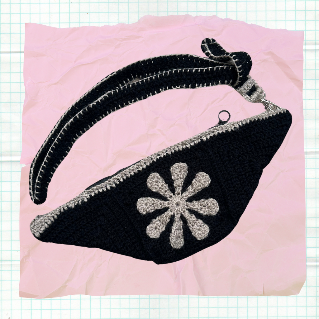 Ramona Crossbody Bag - Licorice/Oatmeal