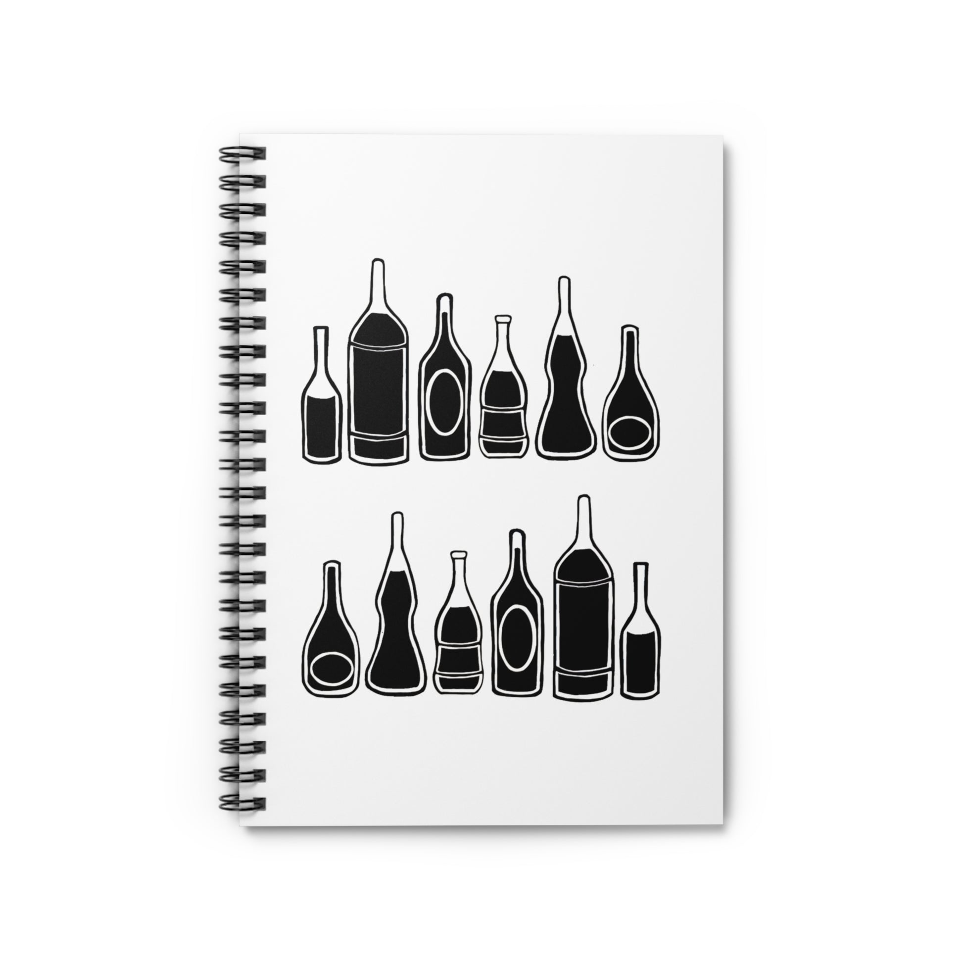 Custom Black Bottle Notebook