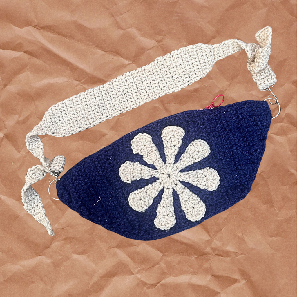 Ramona Crossbody Bag - Navy/Cream