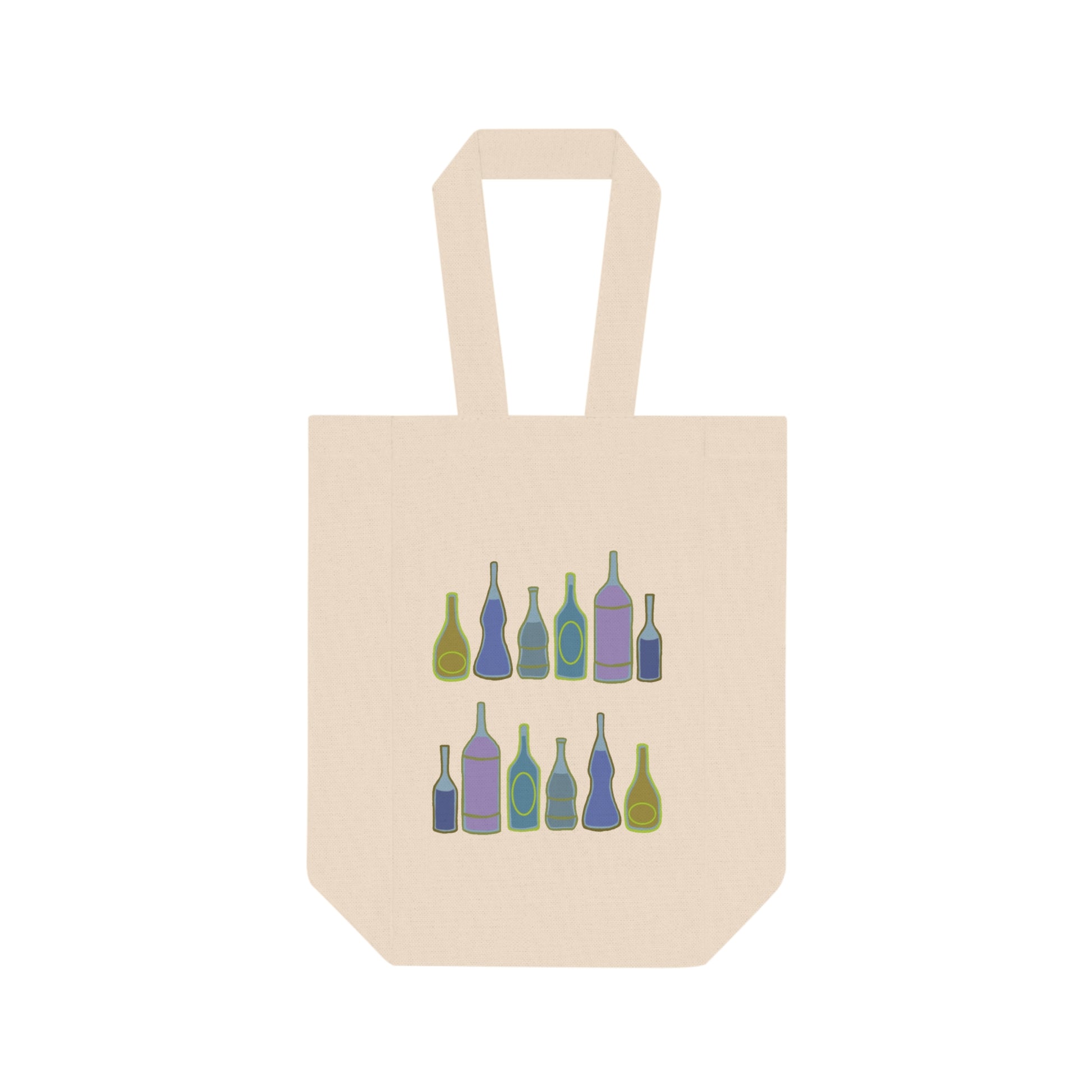 Blue Bottle Wine Tote