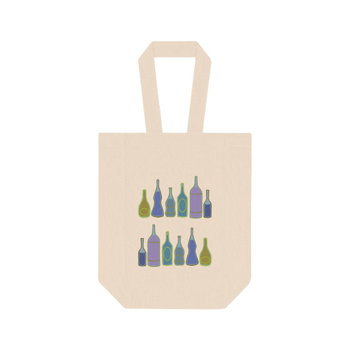 Blue Bottle Wine Tote