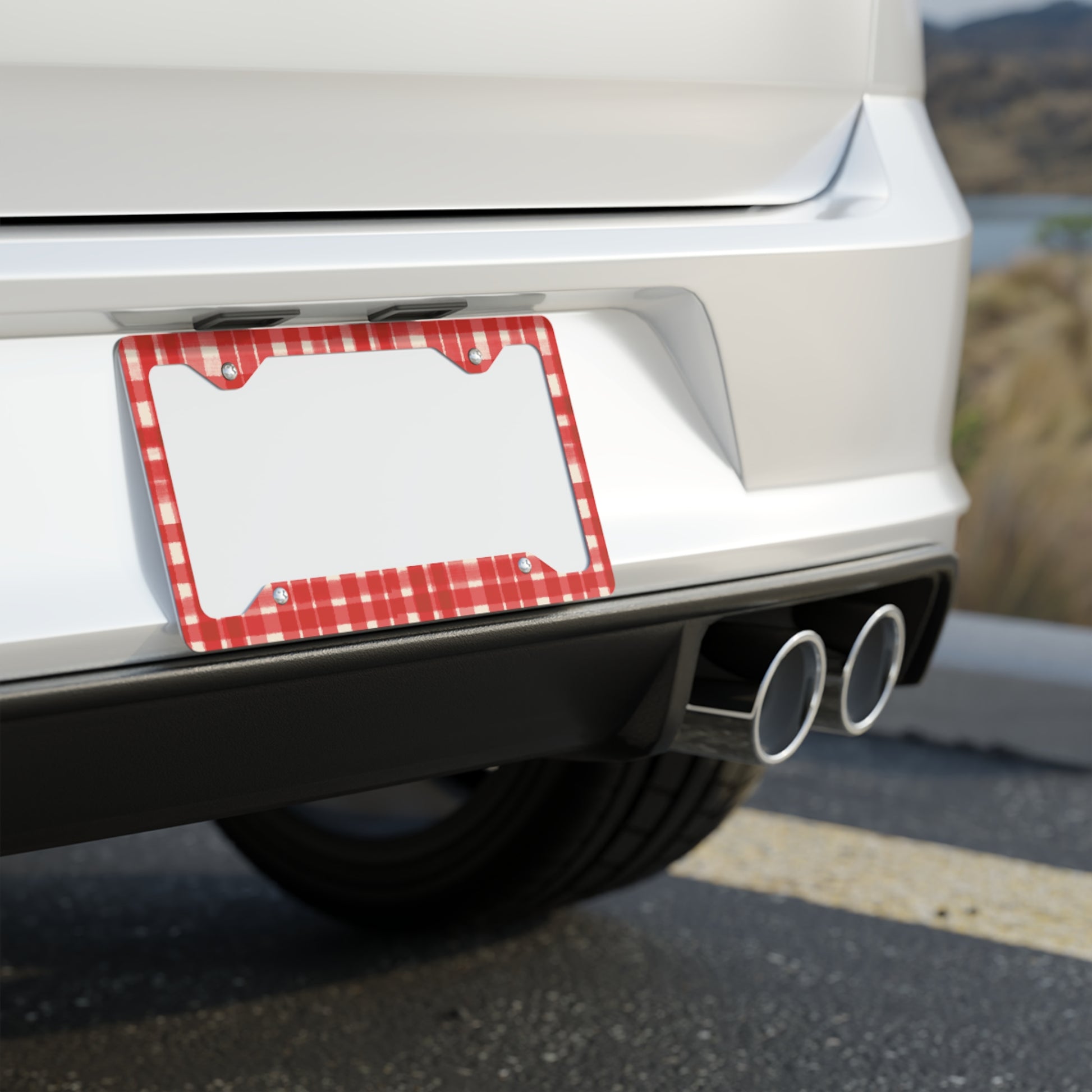 Farmhouse License Plate Frame