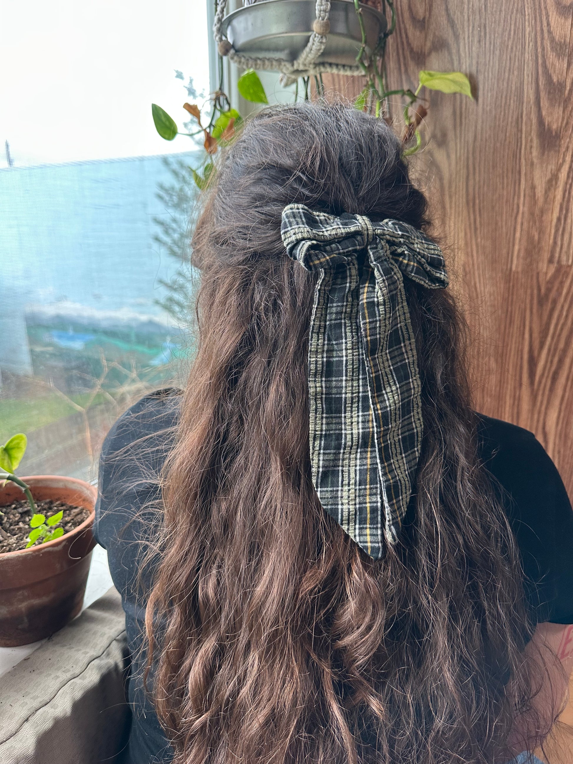 KSS Bow - Green Plaid