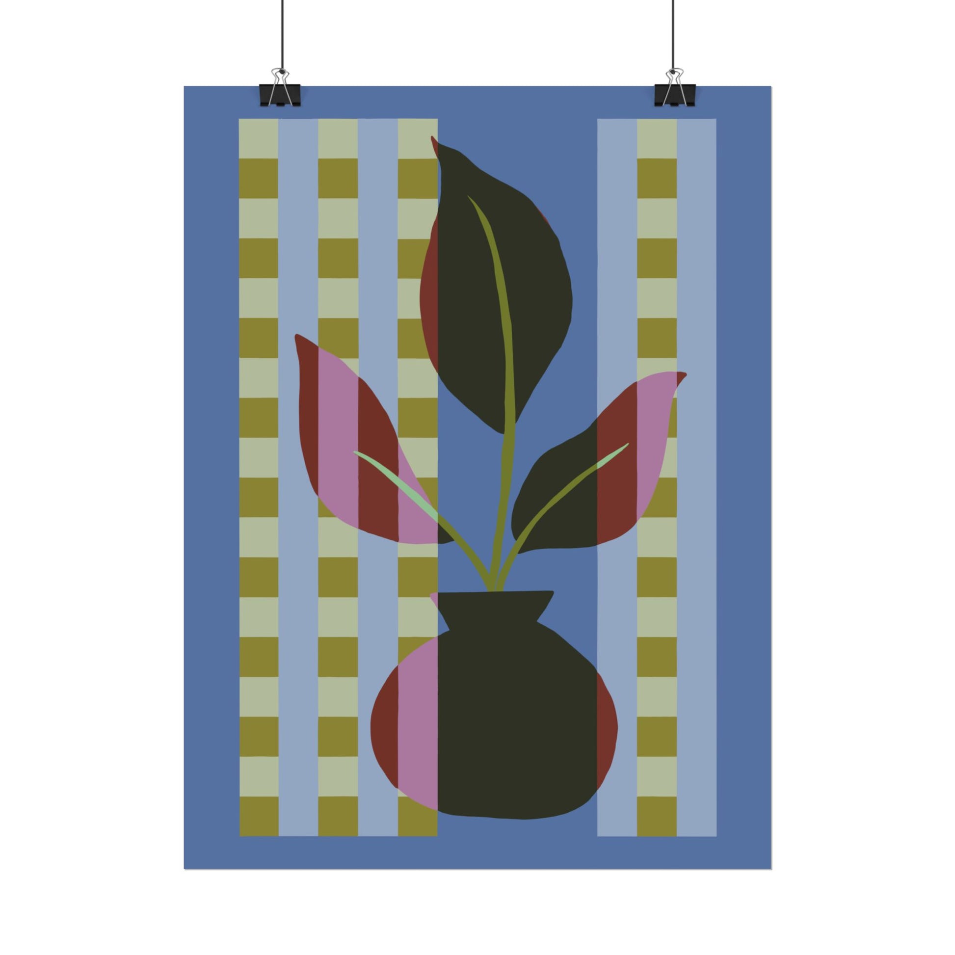 Plant Quilt Print
