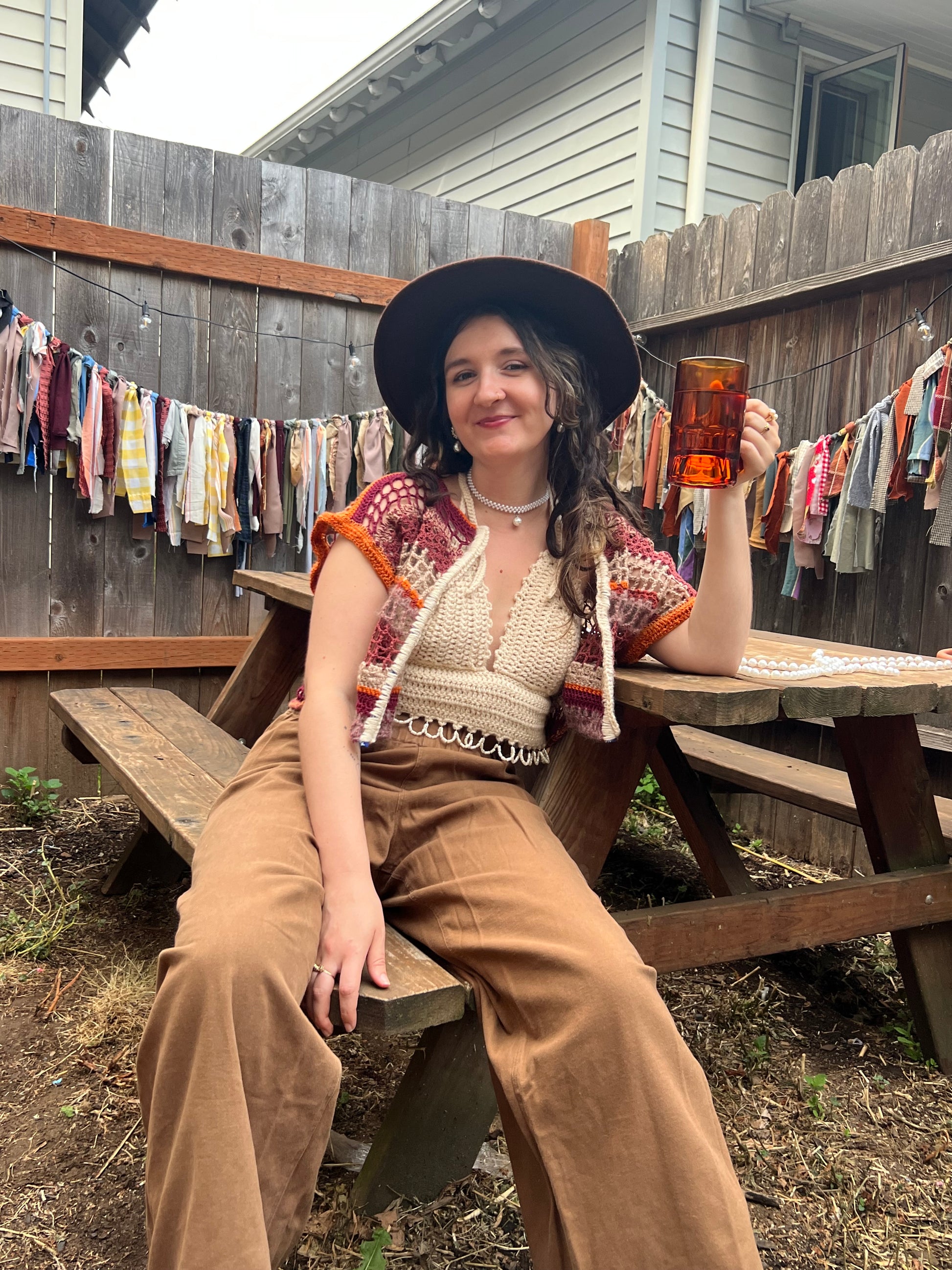 Scrappy Vests - Freeform Crochet