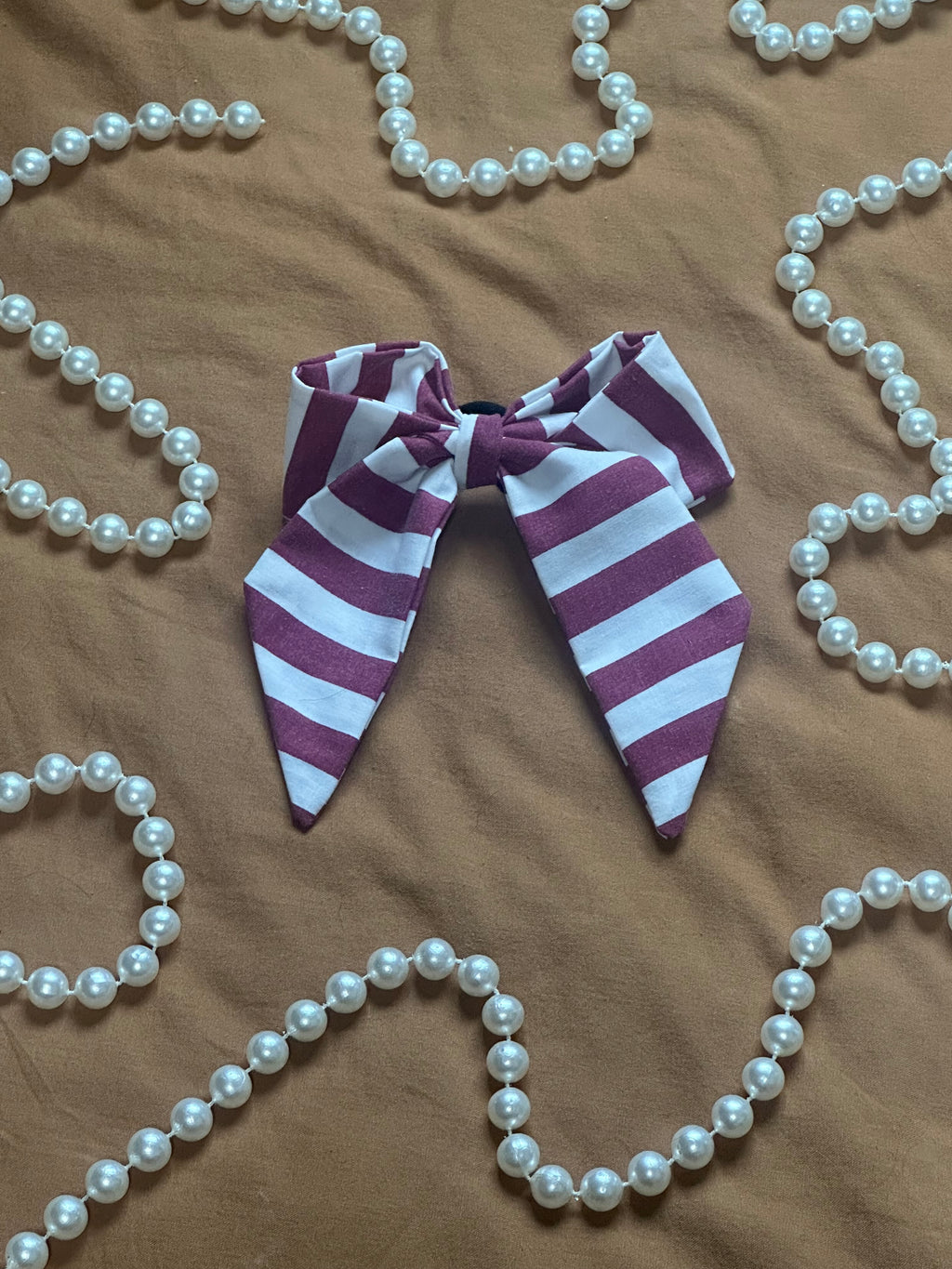 KSS Bow - Purple Striped