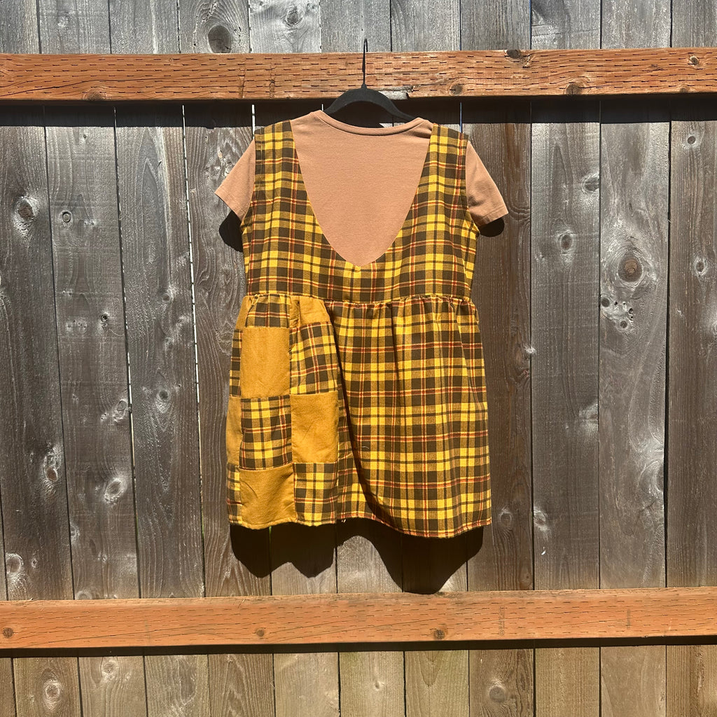 KSS Babydoll Smock Dress - Clueless Plaid