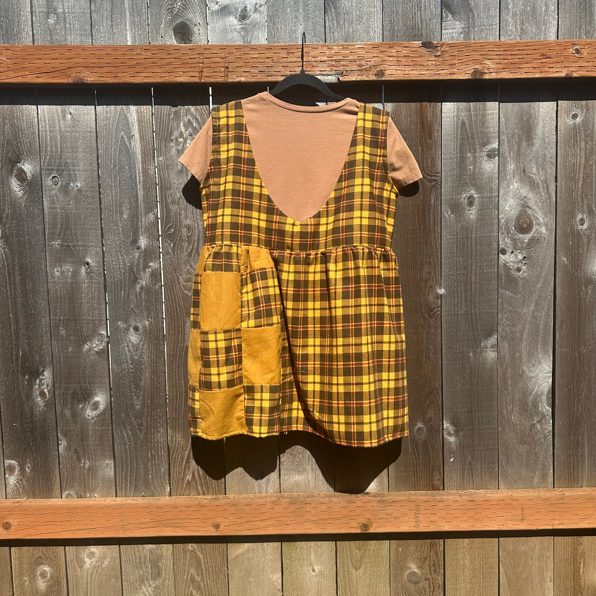 KSS Babydoll Smock Dress - Clueless Plaid