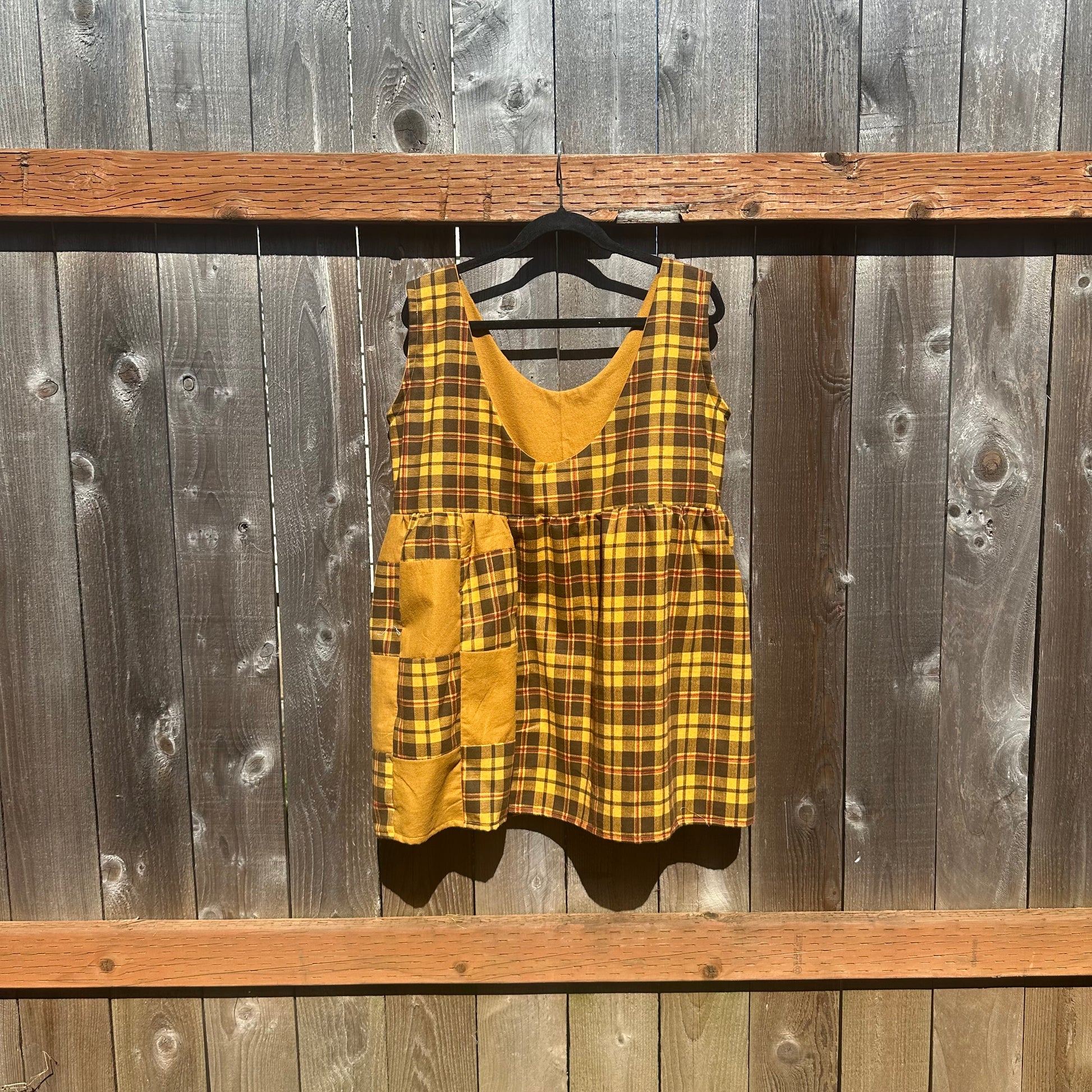 KSS Babydoll Smock Dress - Clueless Plaid