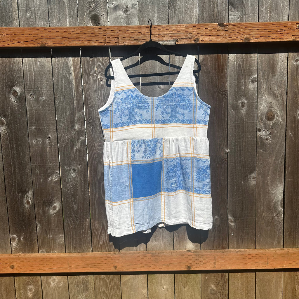 KSS Babydoll Smock Dress - Vintage Linen