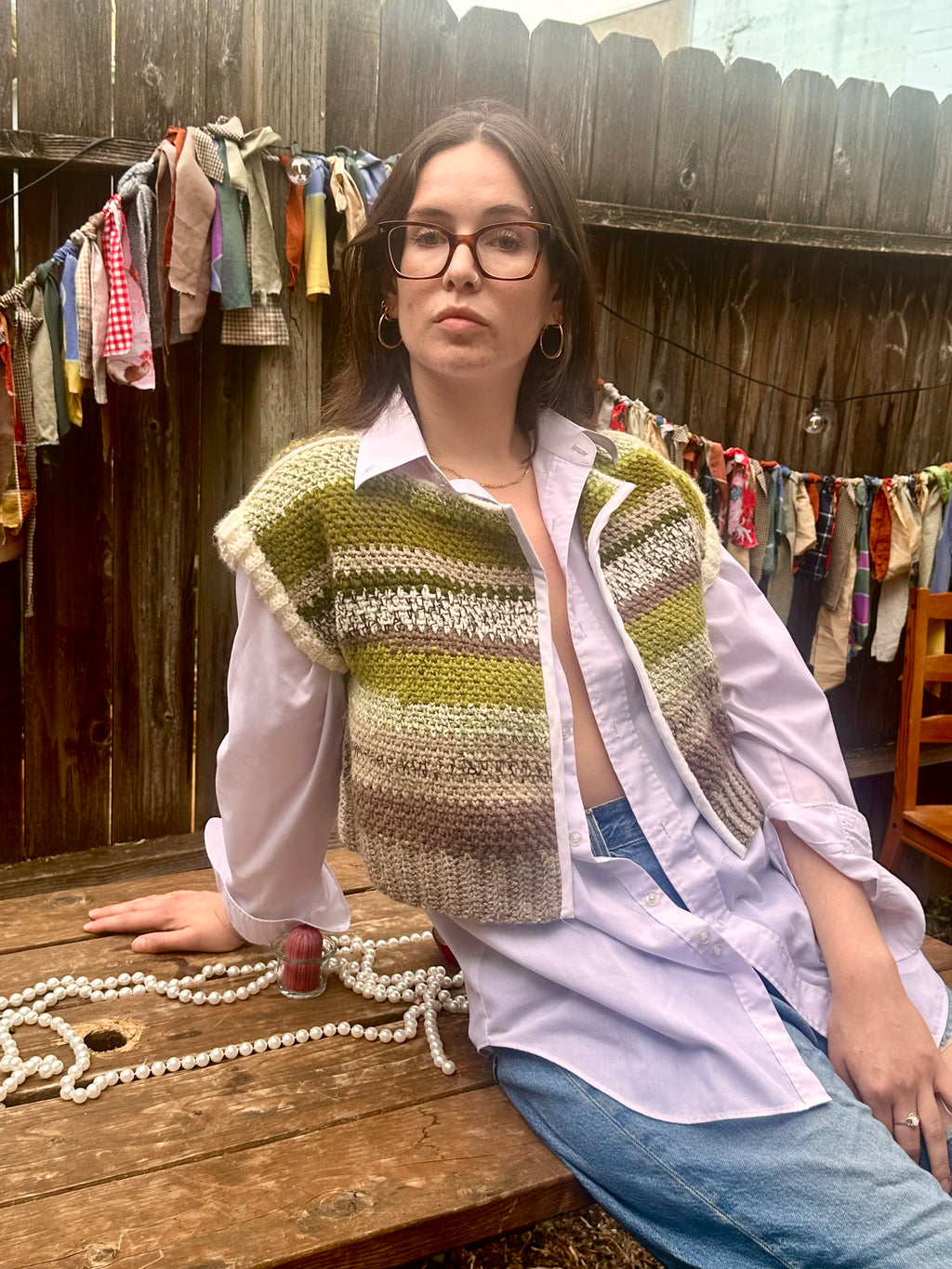 Scrappy Vests - Single Crochet