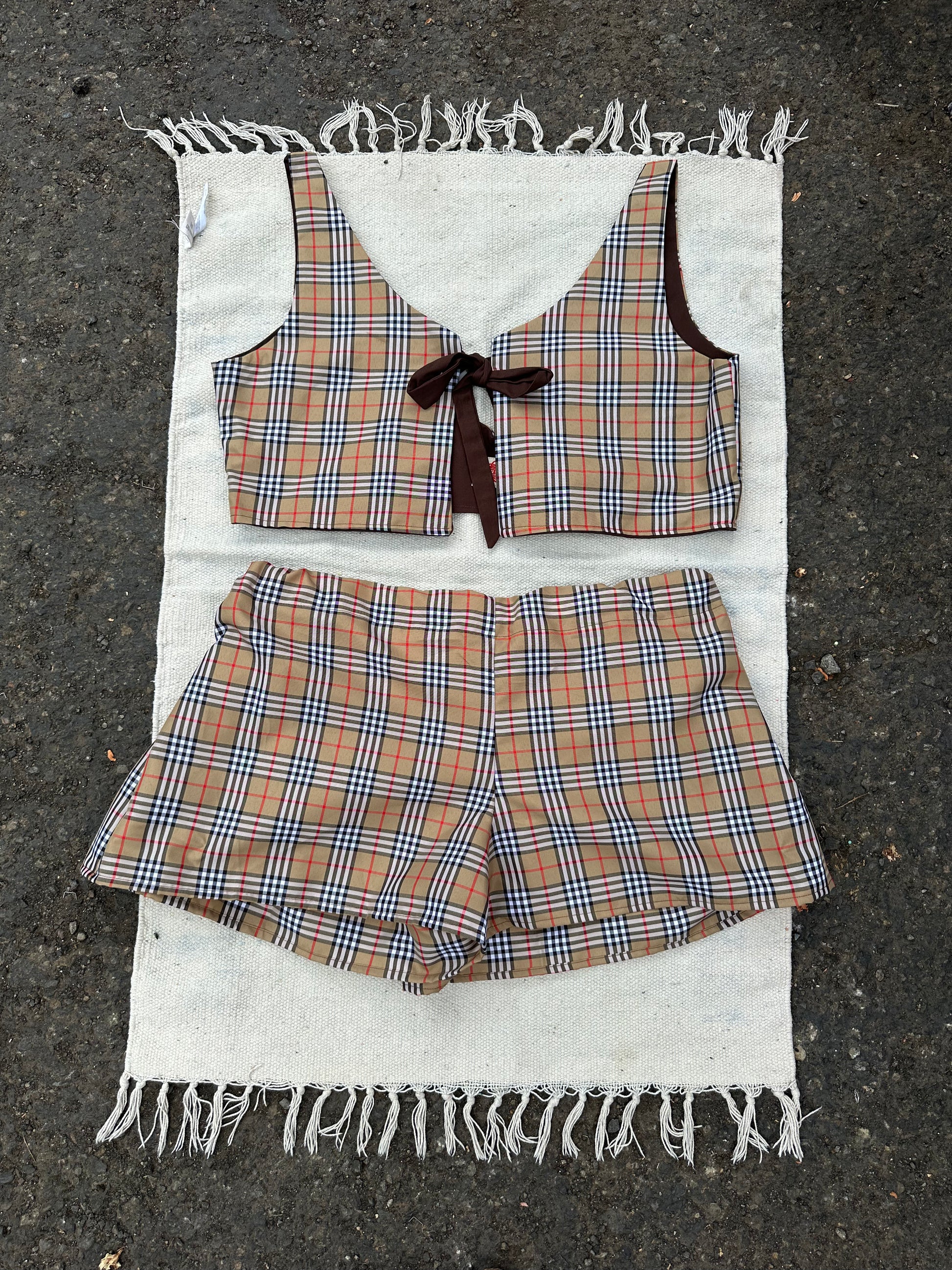 Rhiannon Set - Burberry Plaid