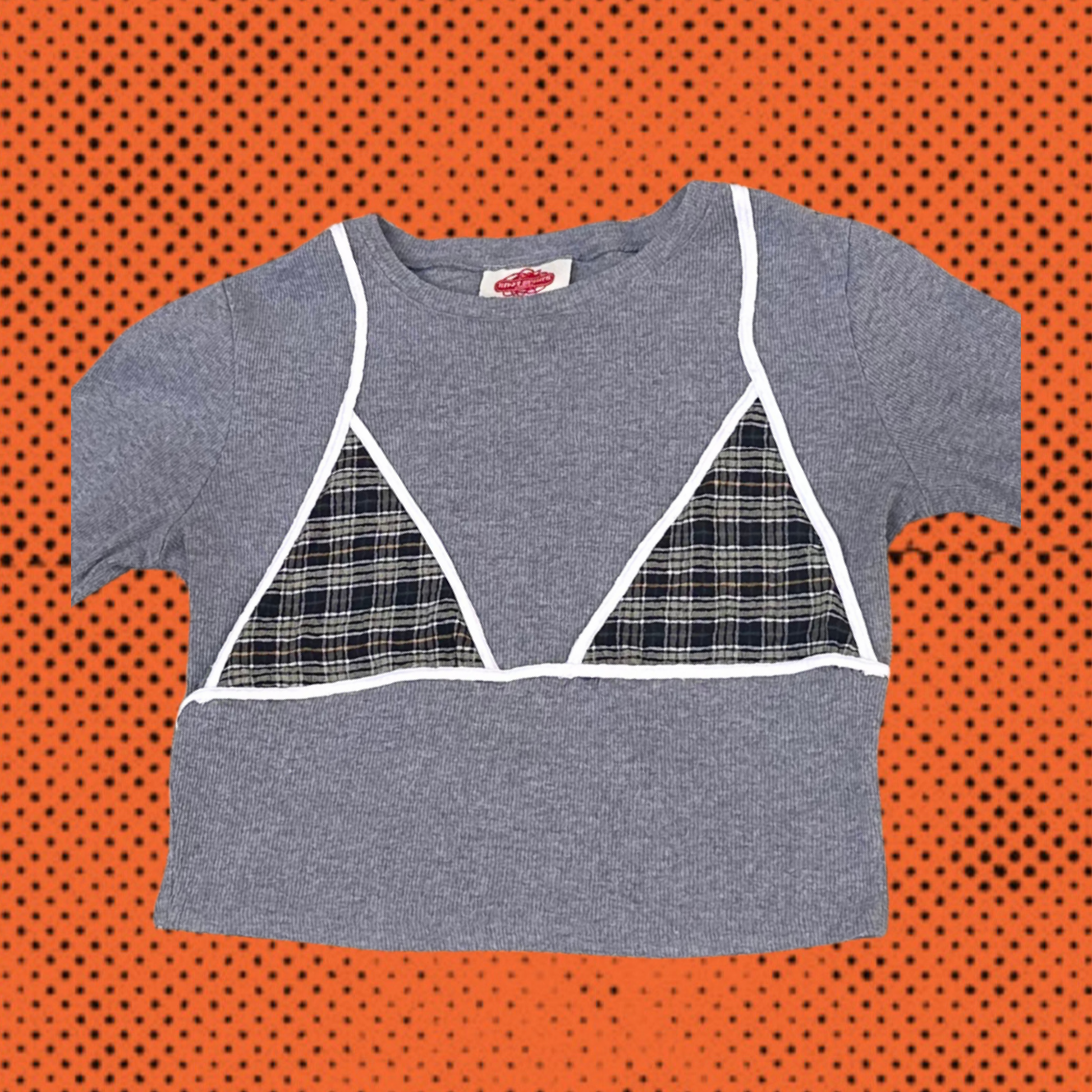Après Tee - Grey/White Plaid