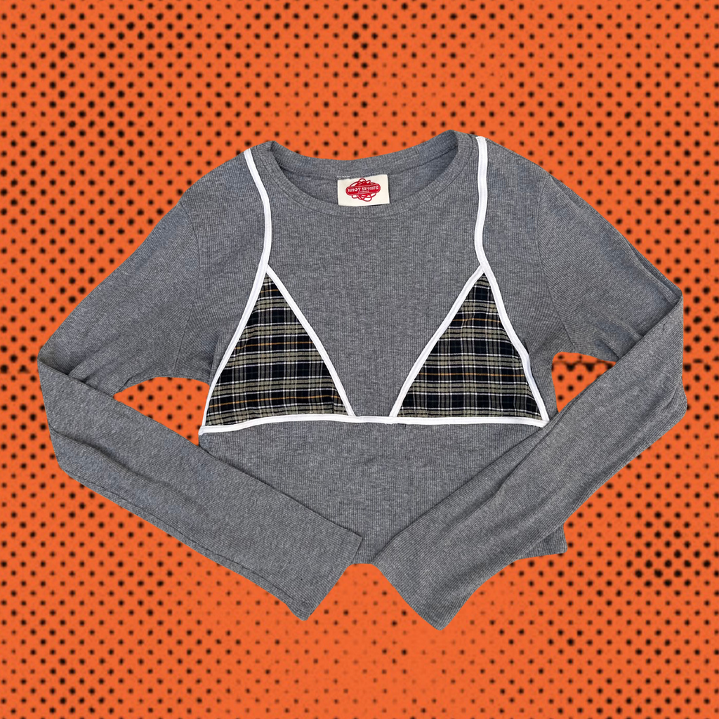 Après Tee - Grey/White Plaid